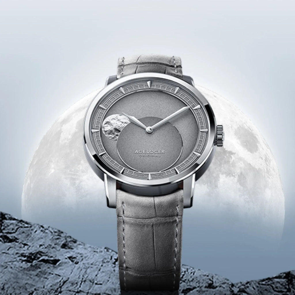 AGELOCER Major Breakthrough 29.51-Days MoonPhase Original Astronomer Men's Mechanical Watch - DREAM WATCHES
