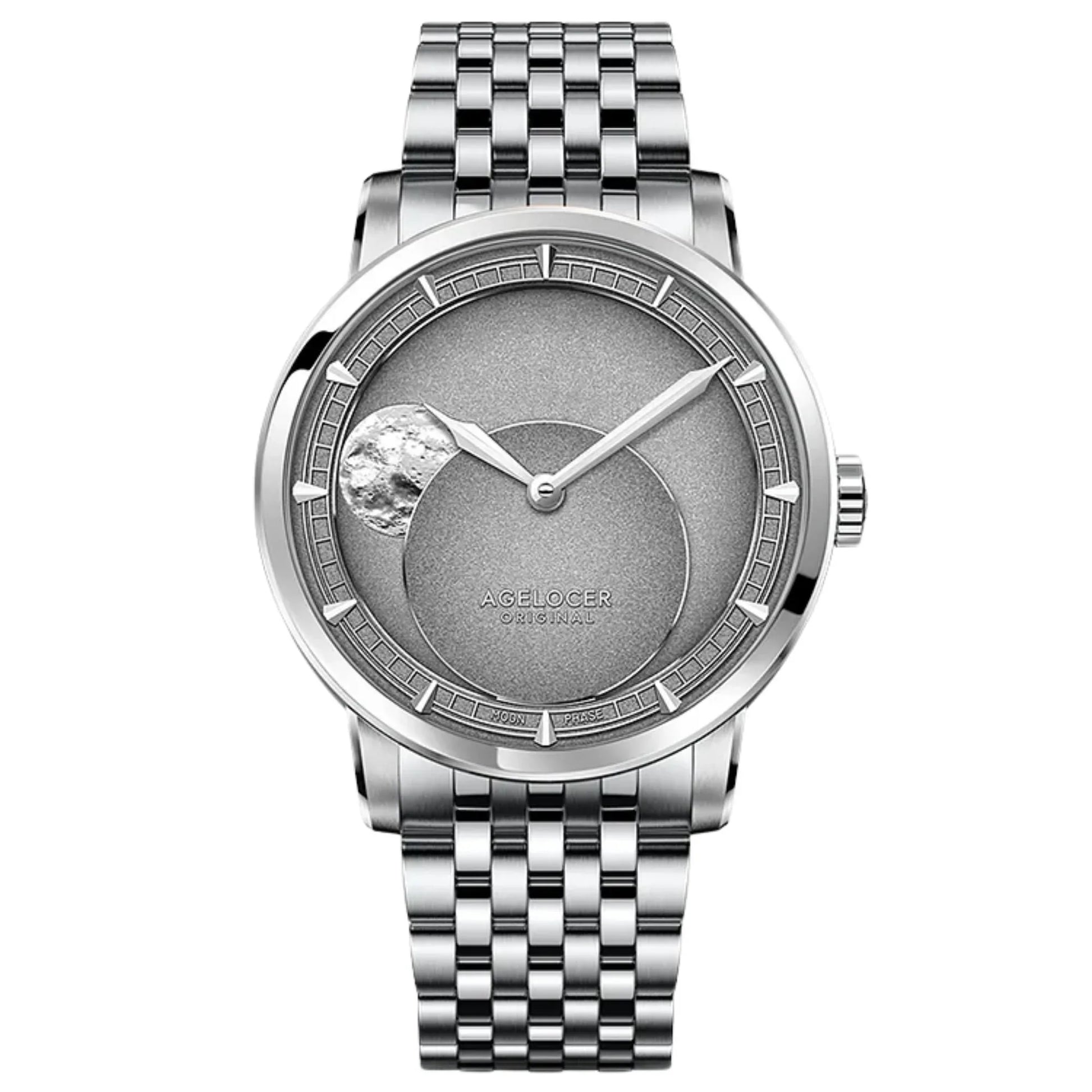 AGELOCER Major Breakthrough 29.51-Days MoonPhase Original Astronomer Men's Mechanical Watch - DREAM WATCHES