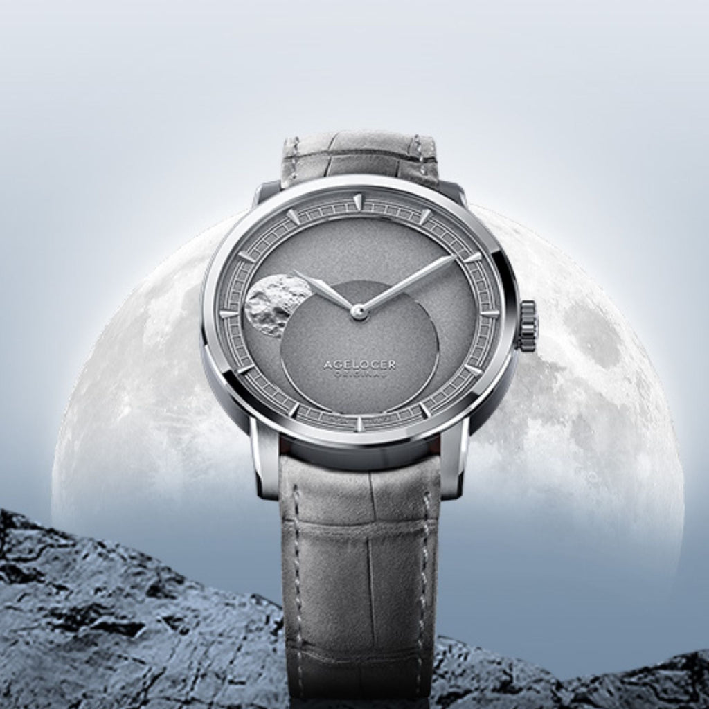 AGELOCER Major Breakthrough 29.51-Days MoonPhase Original Astronomer Men's Mechanical Watch - DREAM WATCHES