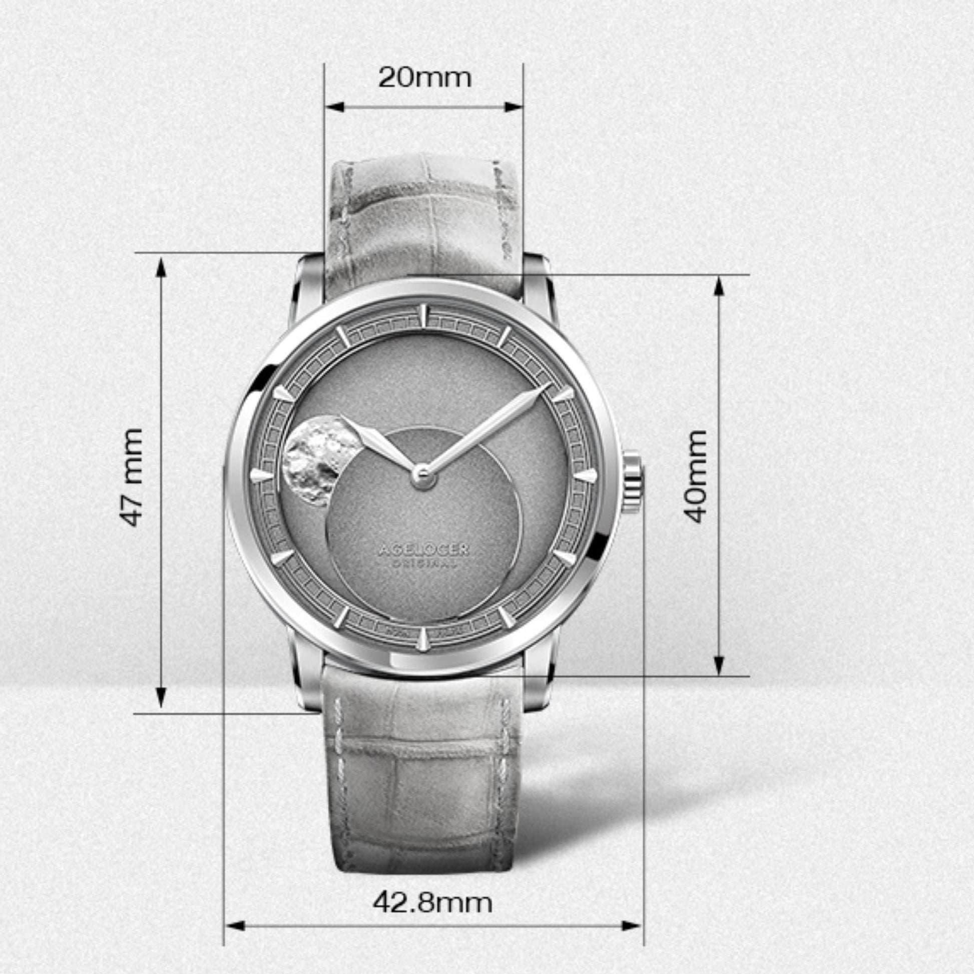 AGELOCER Major Breakthrough 29.51-Days MoonPhase Original Astronomer Men's Mechanical Watch - DREAM WATCHES