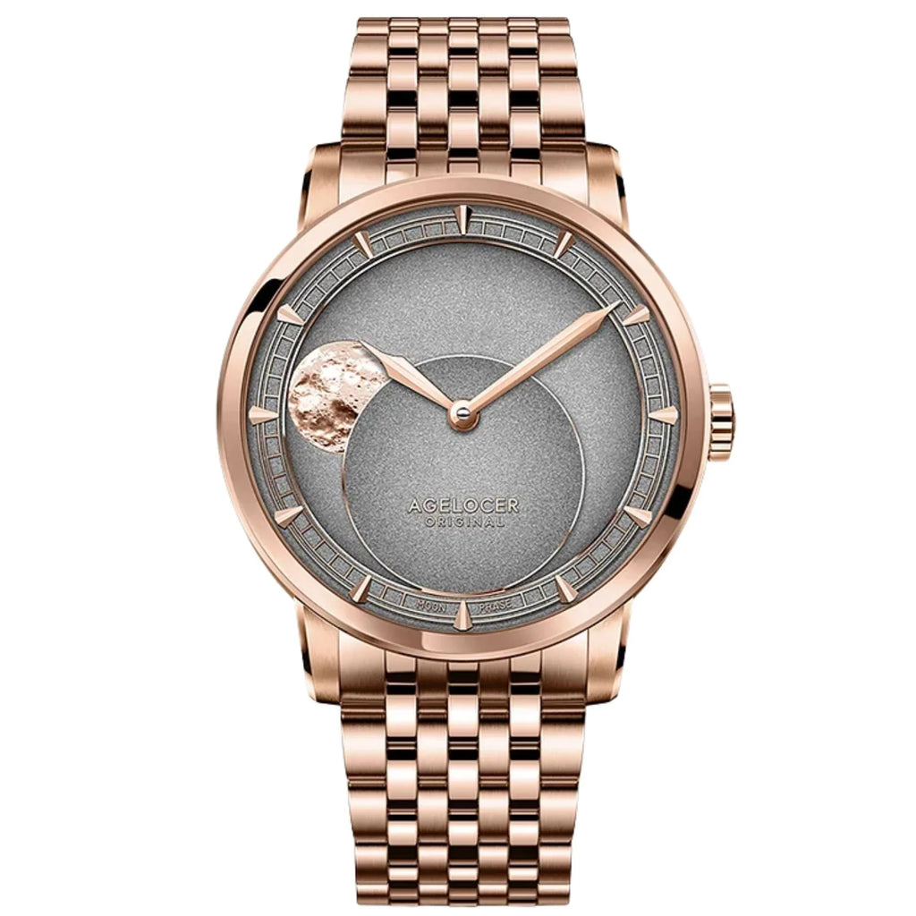 AGELOCER Major Breakthrough 29.51-Days MoonPhase Original Astronomer Men's Mechanical Watch - DREAM WATCHES
