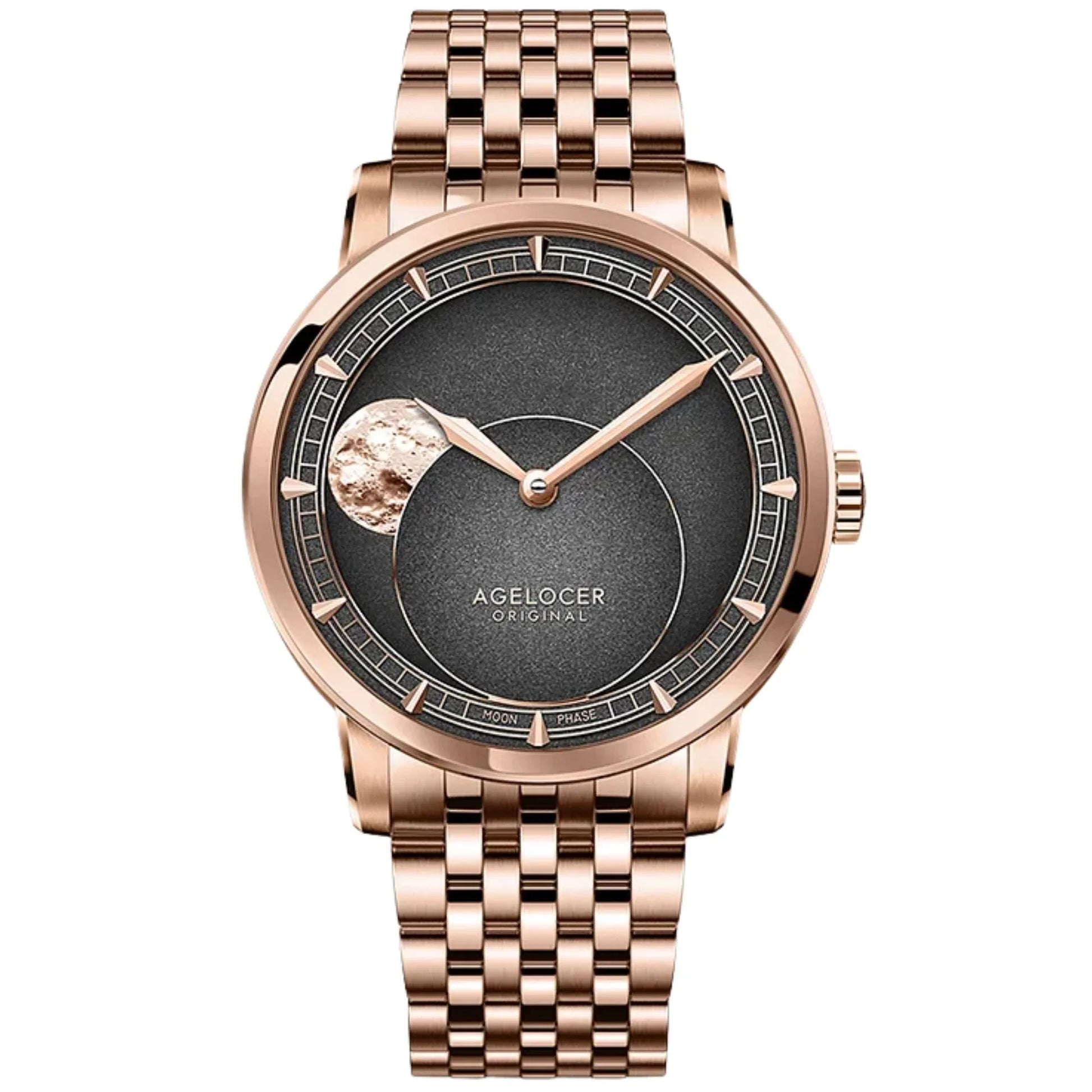 AGELOCER Major Breakthrough 29.51-Days MoonPhase Original Astronomer Men's Mechanical Watch - DREAM WATCHES