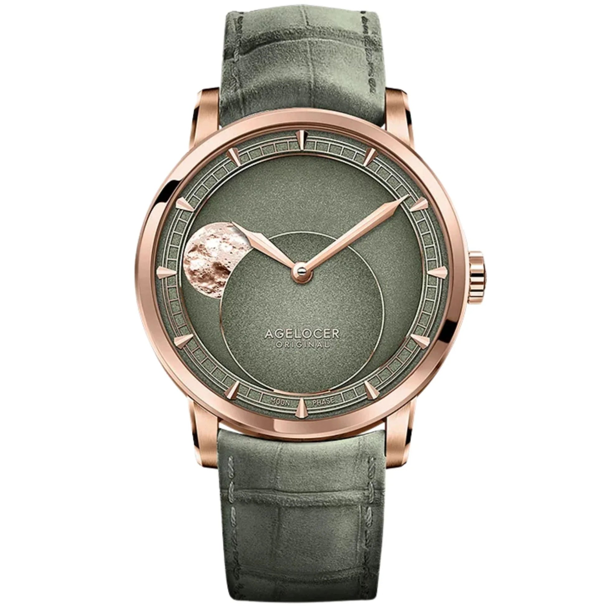 AGELOCER Major Breakthrough 29.51-Days MoonPhase Original Astronomer Men's Mechanical Watch - DREAM WATCHES