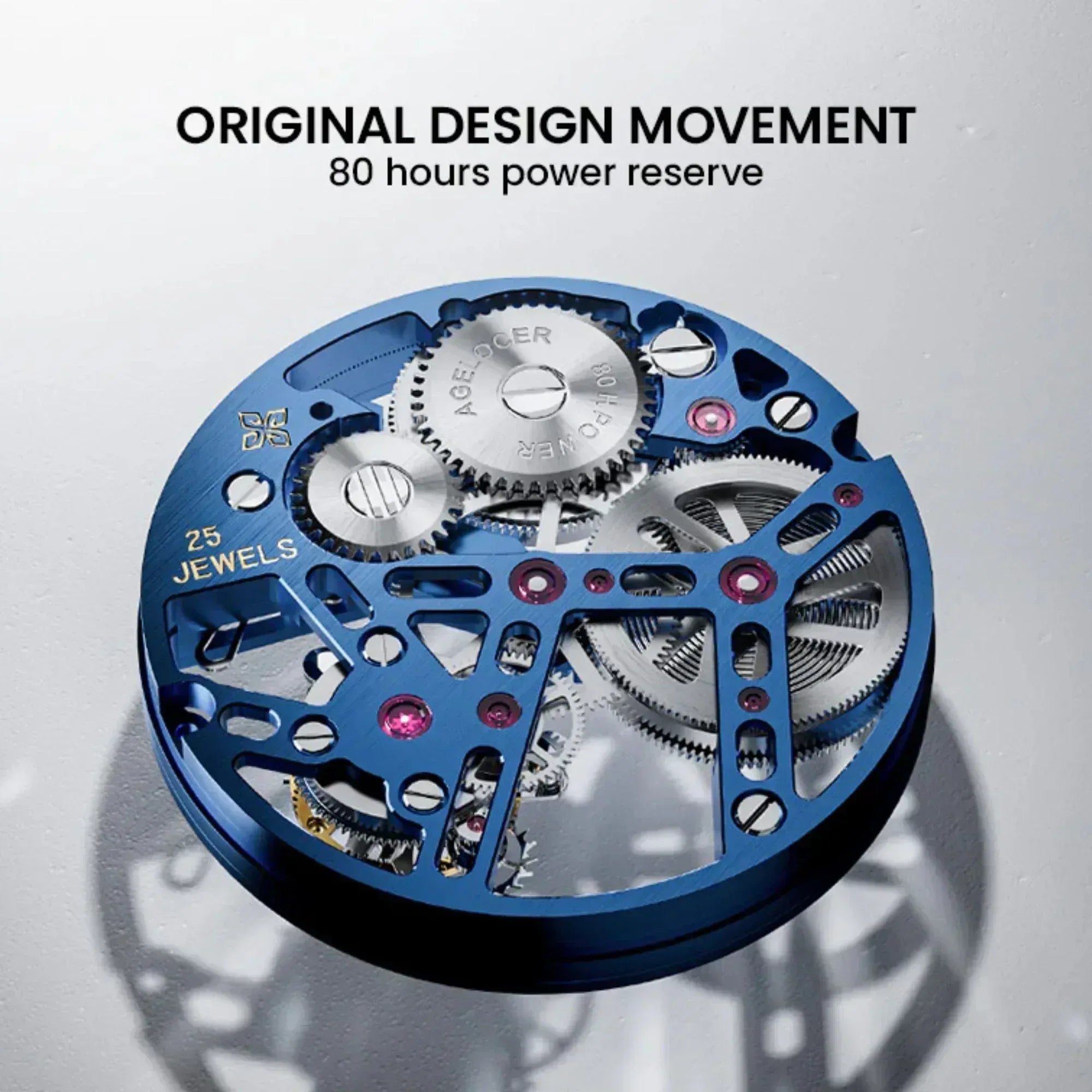 AGELOCER Original Tourbillon Skeleton Manual Mechanical Men Watch Fluororubber Strap -Ceramics Bezel Edition - DREAM WATCHES