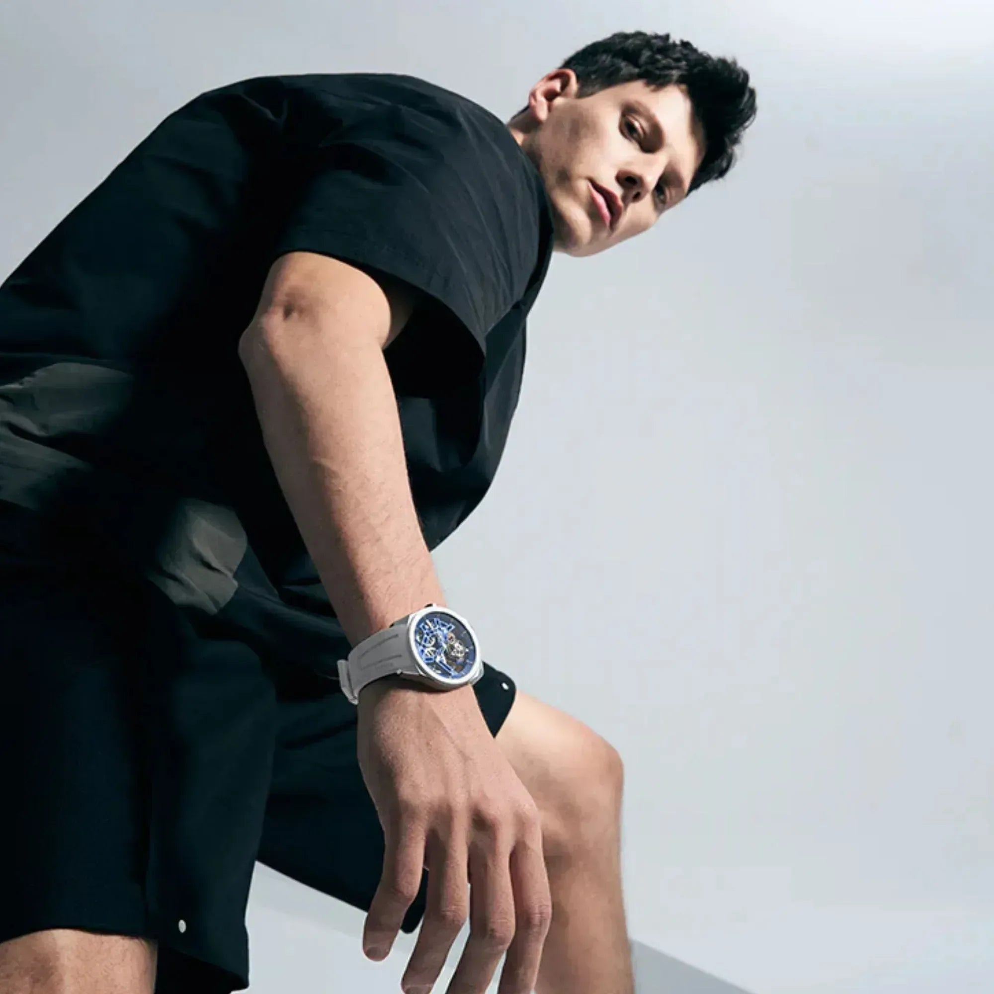 AGELOCER Original Tourbillon Skeleton Manual Mechanical Men Watch Fluororubber Strap -Ceramics Bezel Edition - DREAM WATCHES