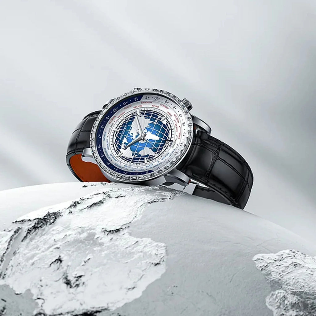 Agelocer World Time Men's Formal Automatic Mechanical Watch - DREAM WATCHES