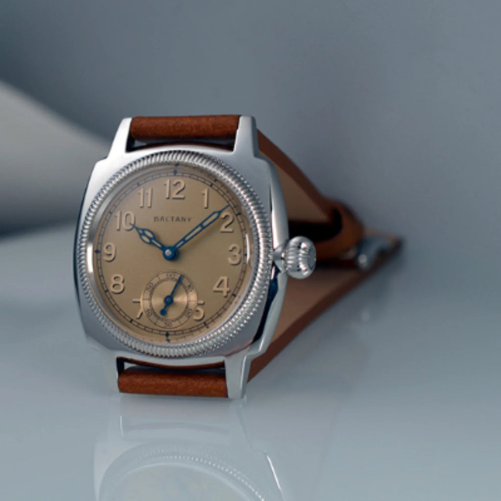 Baltany 1926 Wristatch S4036F Unisex ST1701 Move Gold Case Luminous Sapphire - Mother Of Pearl Dial - DREAM WATCHES