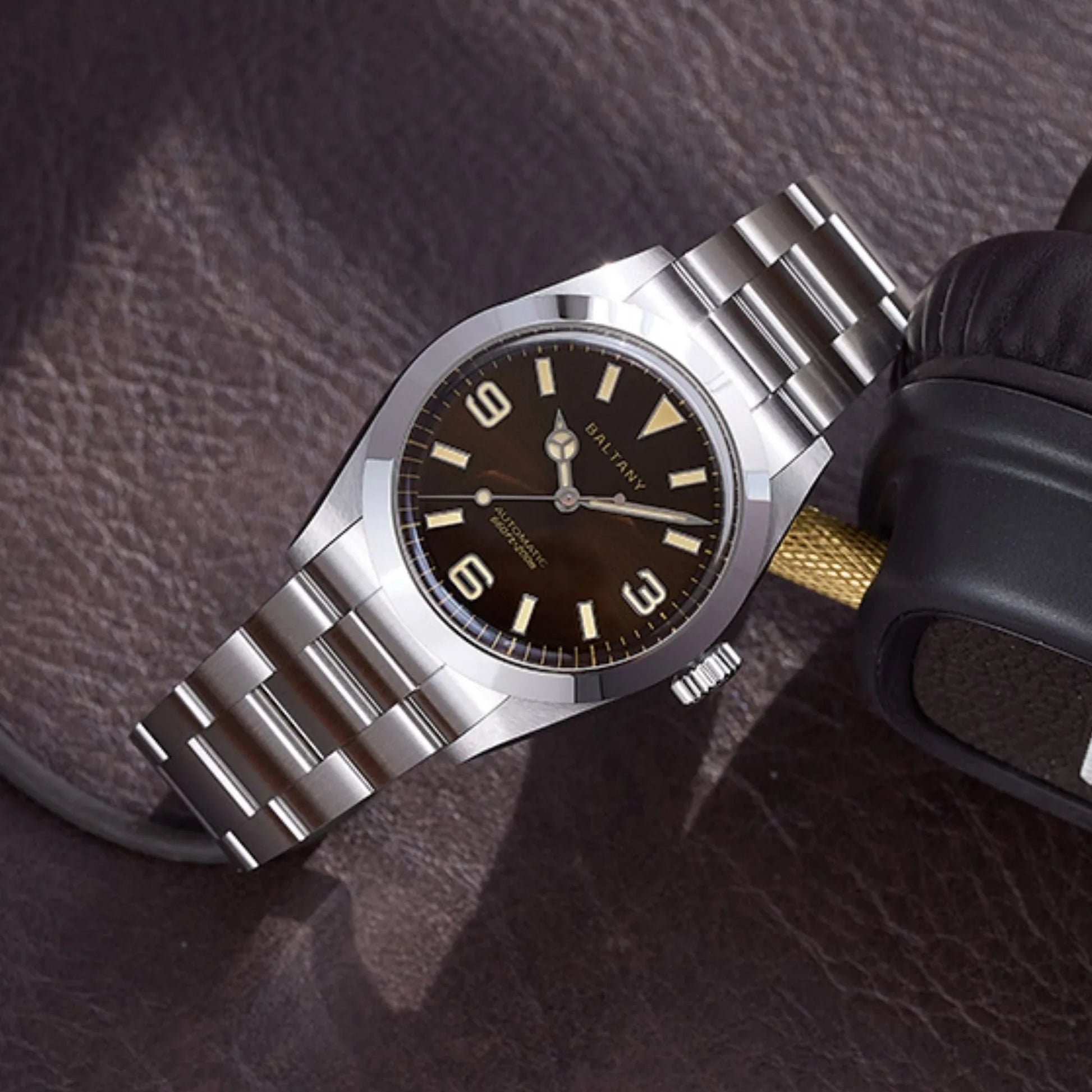 Baltany 36mm Explorer Homage Watch S4056 with Swiss Movement SW200 - DREAM WATCHES
