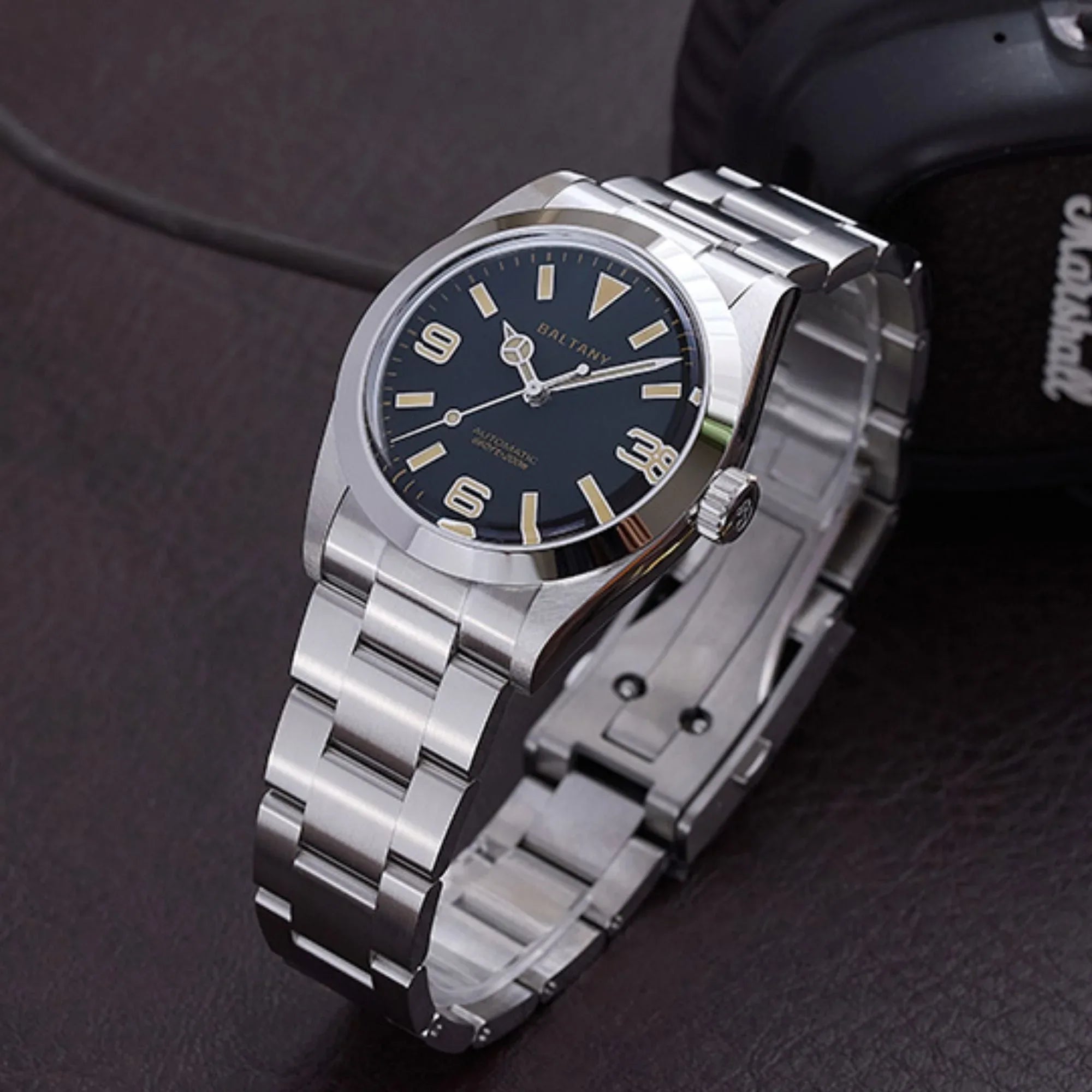 Baltany 36mm Explorer Homage Watch S4056 with swiss movement SW200
