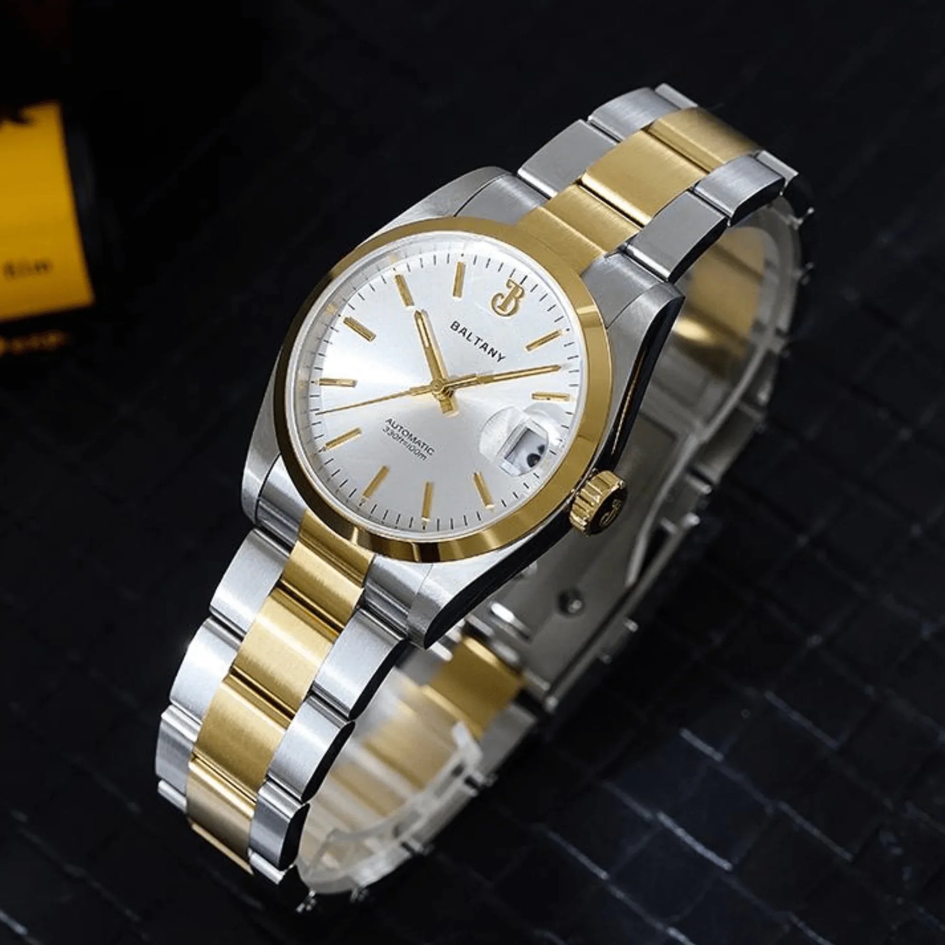 Baltany 36mm Smooth Bezel Perpetual DJ Homage Watch S4095 - DREAM WATCHES