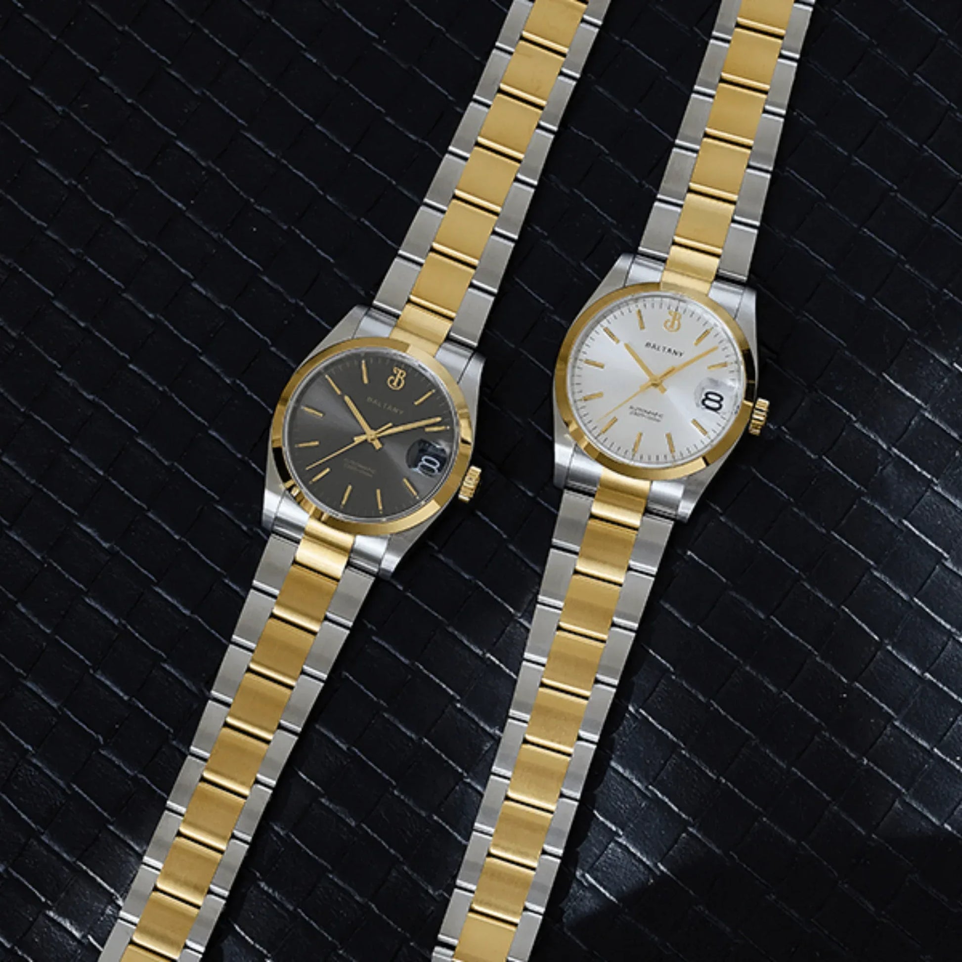 Baltany 36mm Smooth Bezel Perpetual DJ Homage Watch S4095 - DREAM WATCHES