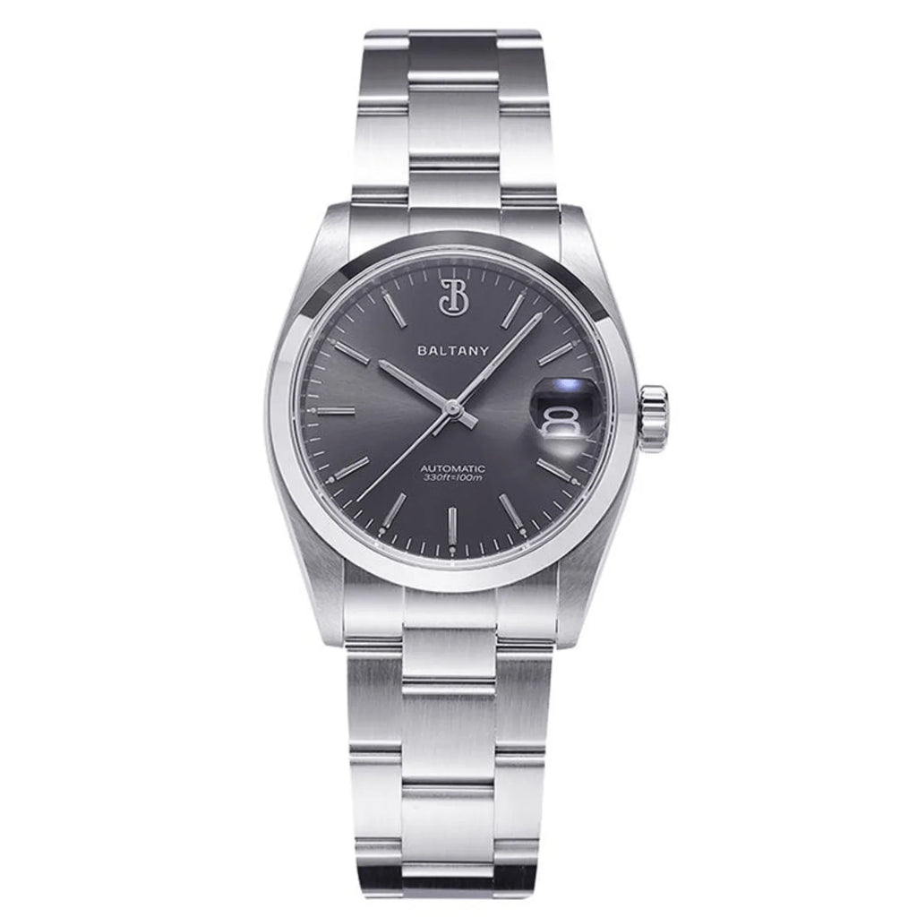 Baltany 36mm Smooth Bezel Perpetual DJ Homage Watch S4095 - DREAM WATCHES