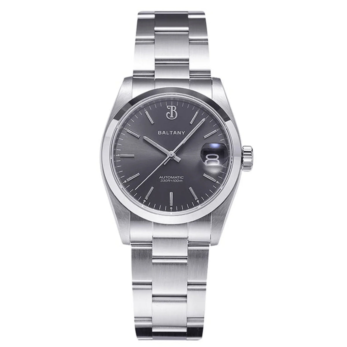 Baltany 36mm Smooth Bezel Perpetual DJ Homage Watch S4095 – DREAM WATCHES