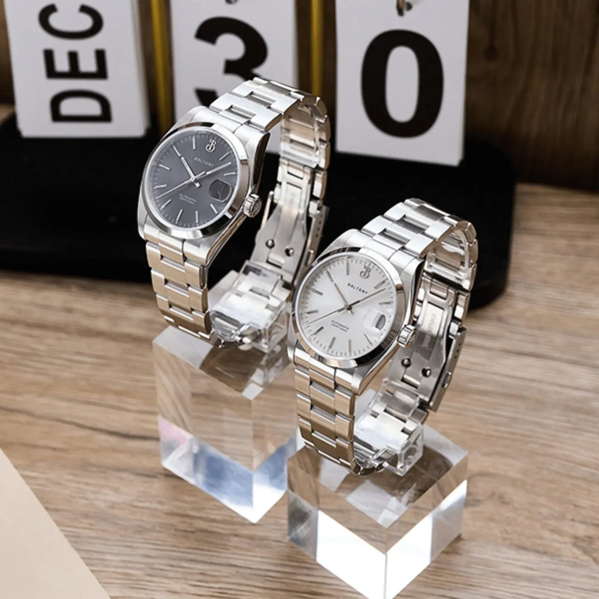 Baltany 36mm Smooth Bezel Perpetual DJ Homage Watch S4095 - DREAM WATCHES