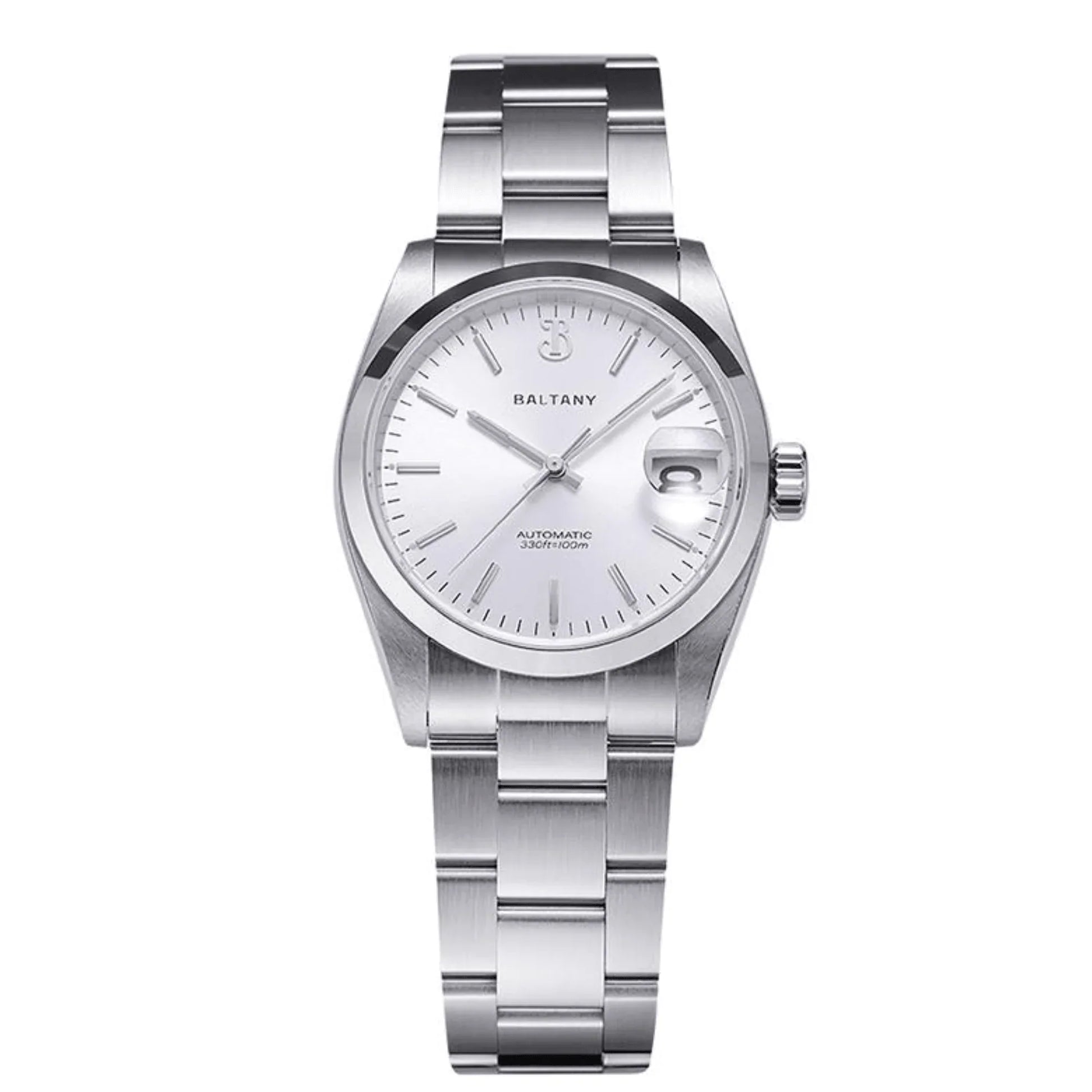 Baltany 36mm Smooth Bezel Perpetual DJ Homage Watch S4095 - DREAM WATCHES