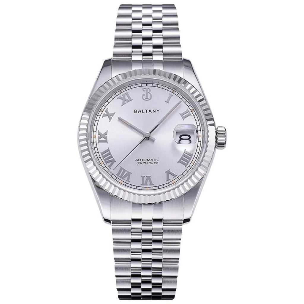 Baltany 39mm Fluted Bezel DJ Homage Dress Watch S4094 - DREAM WATCHES