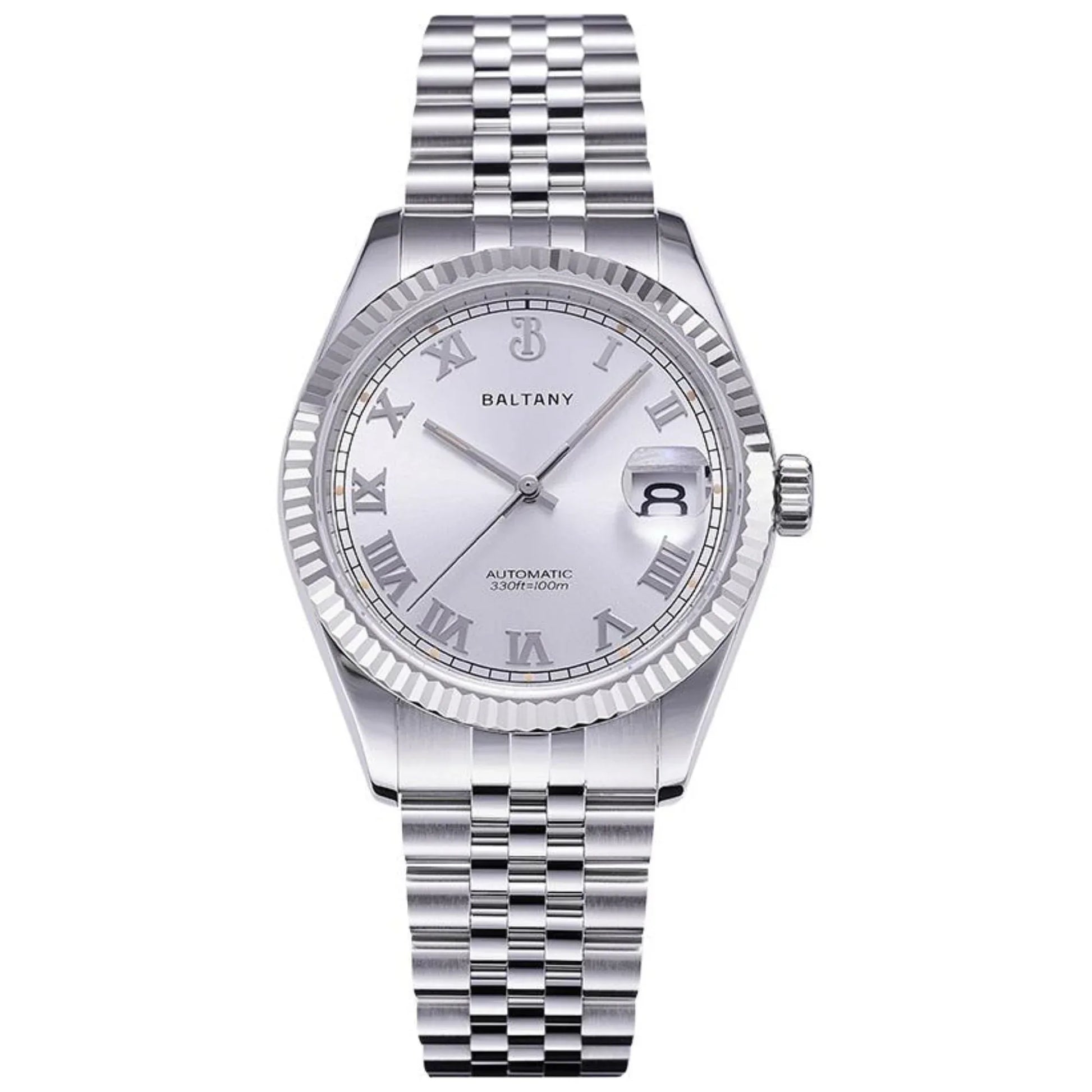 Baltany 39mm Fluted Bezel DJ Homage Dress Watch S4094 - DREAM WATCHES