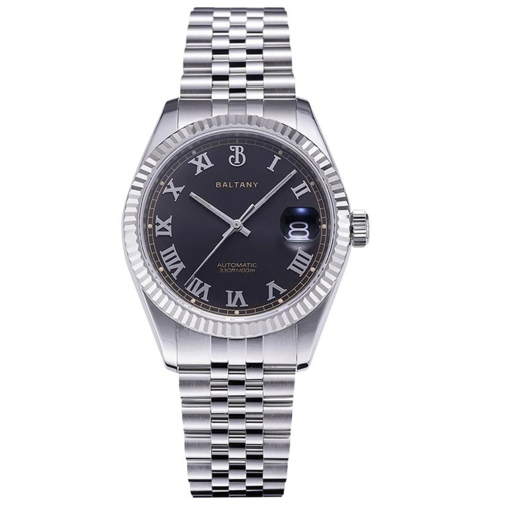 Baltany 39mm Fluted Bezel DJ Homage Dress Watch S4094 - DREAM WATCHES