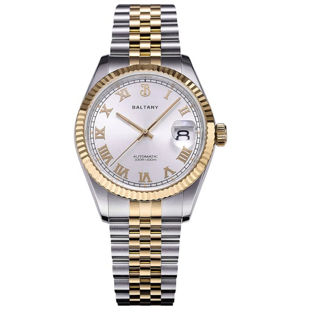 Baltany 39mm Fluted Bezel DJ Homage Dress Watch S4094 - DREAM WATCHES