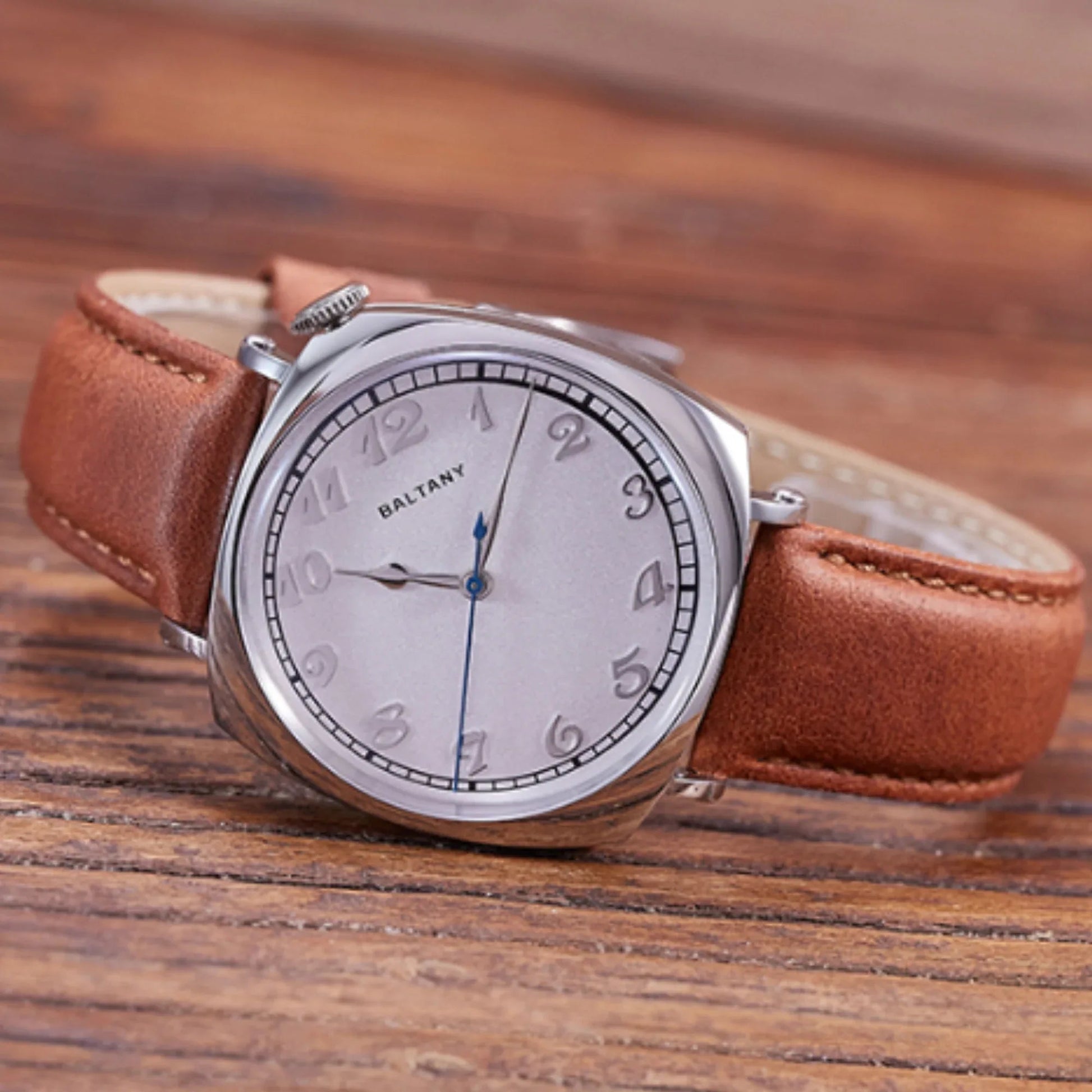 Baltany 9039 Auto Historiques 1921 Homage Watch S4055 - White Dial - DREAM WATCHES