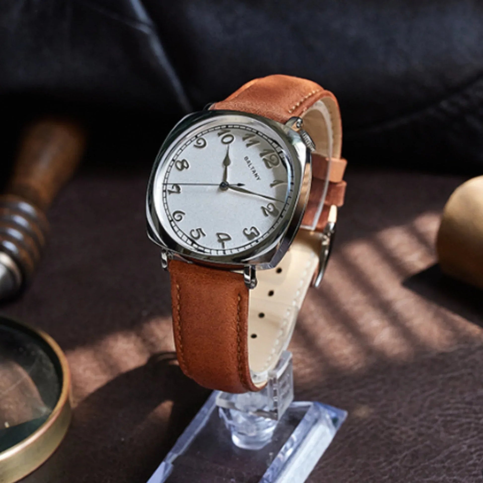 Baltany 9039 Auto Historiques 1921 Homage Watch S4055 - White Dial - DREAM WATCHES