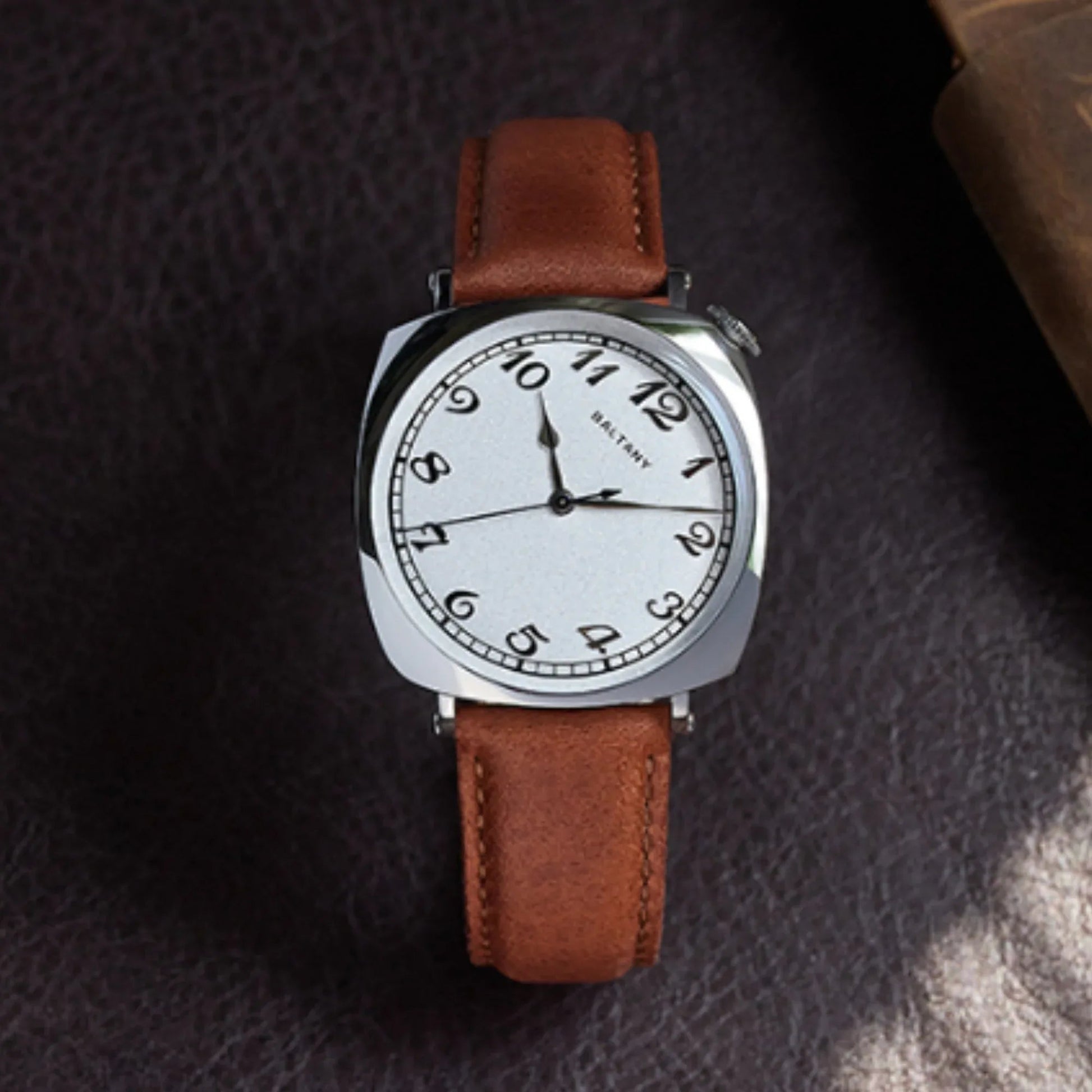 Baltany 9039 Auto Historiques 1921 Homage Watch S4055 - White Dial - DREAM WATCHES