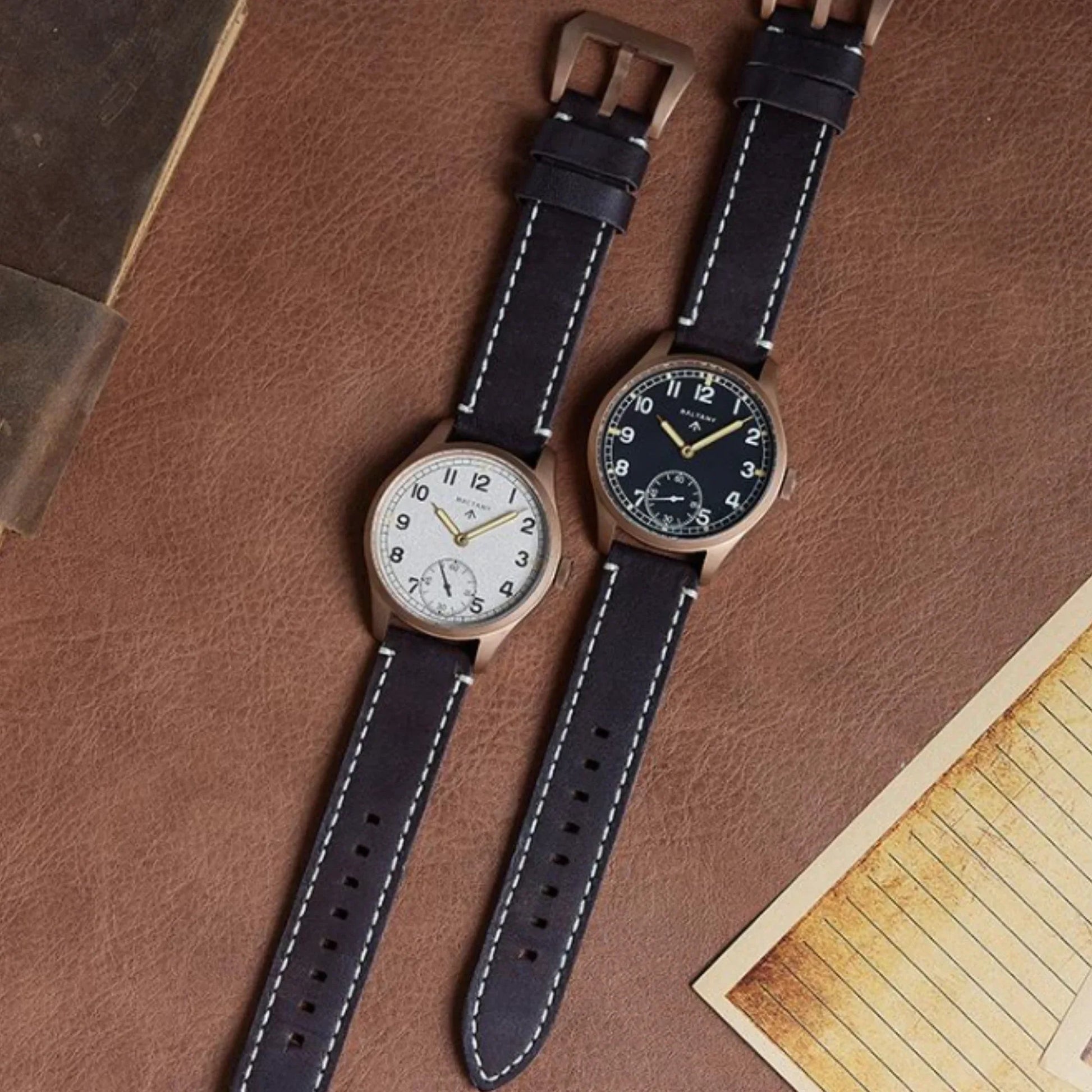 Baltany Bronze Manual Move Dirty Dozen Watches B2058 - DREAM WATCHES