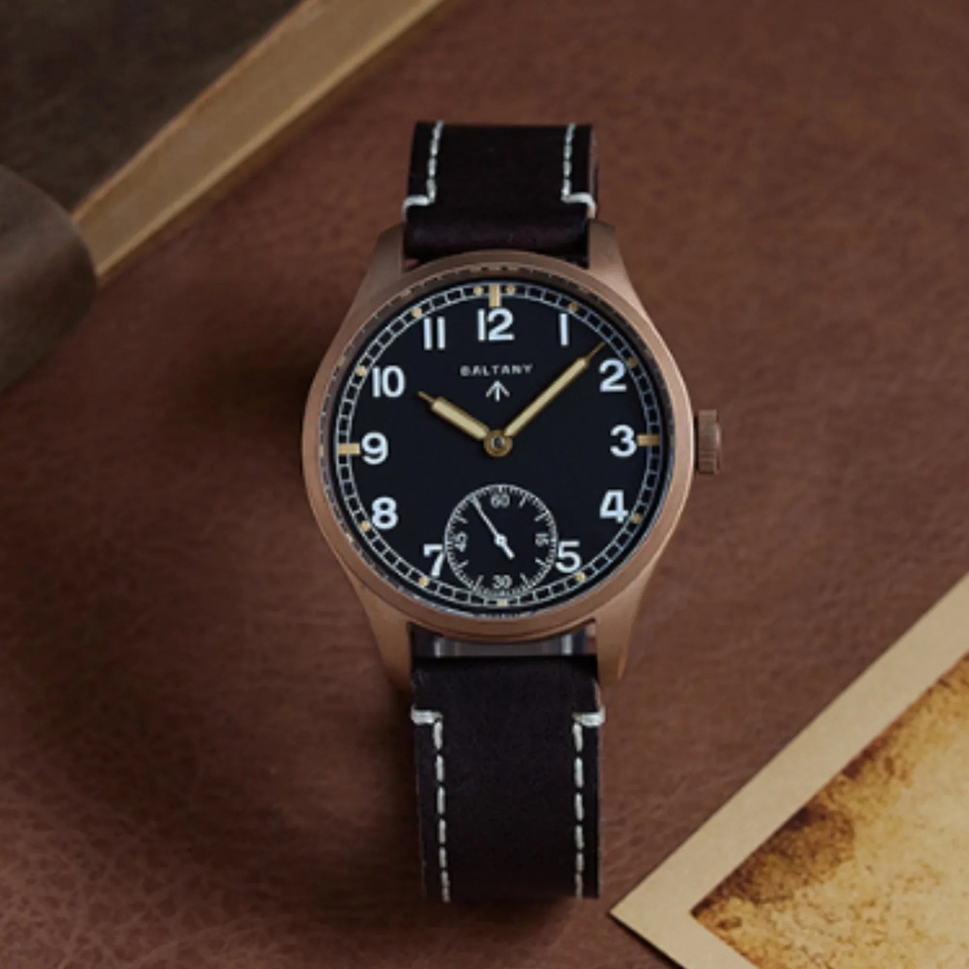 Baltany Bronze Manual Move Dirty Dozen Watches B2058 - DREAM WATCHES