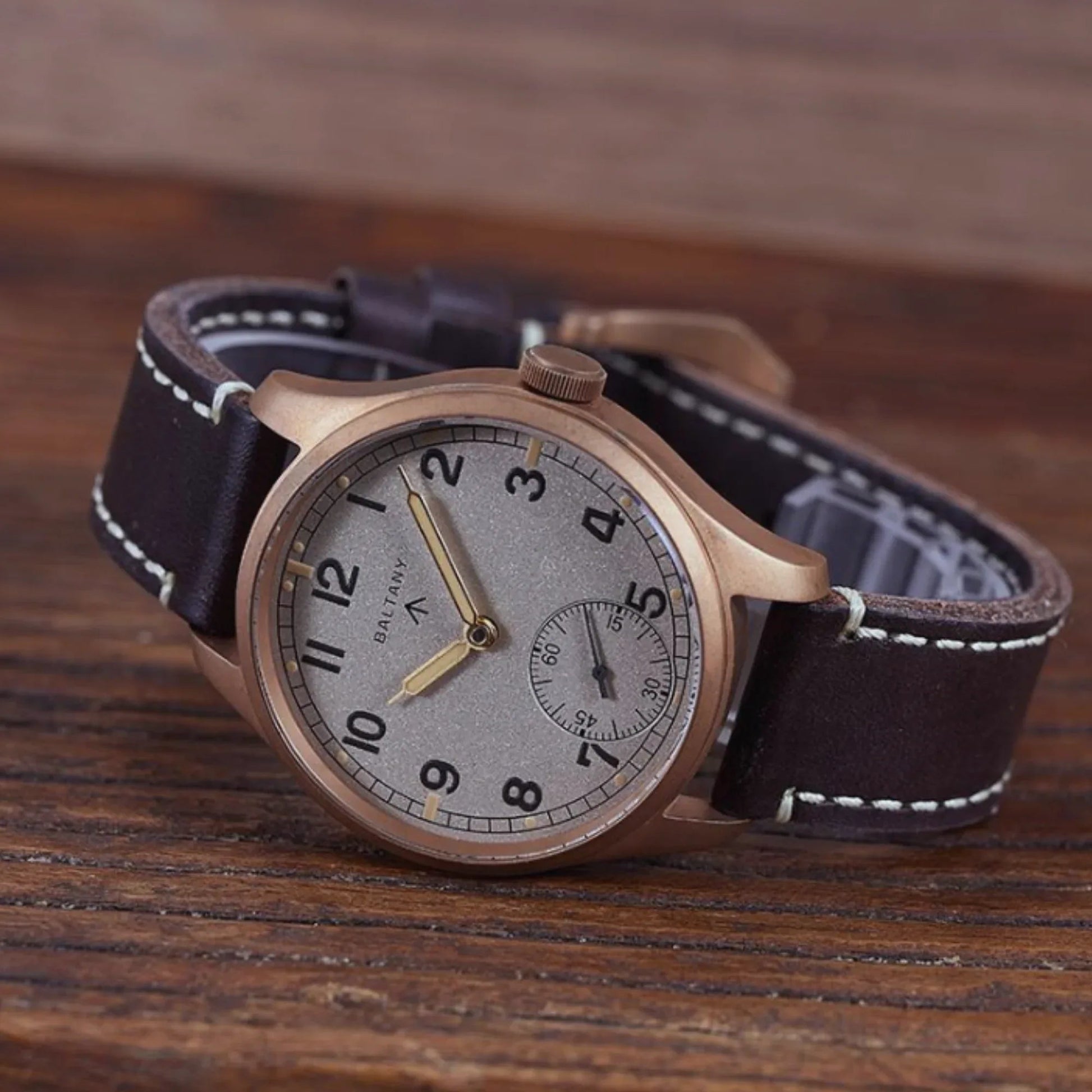 Baltany Bronze Manual Move Dirty Dozen Watches B2058 - DREAM WATCHES