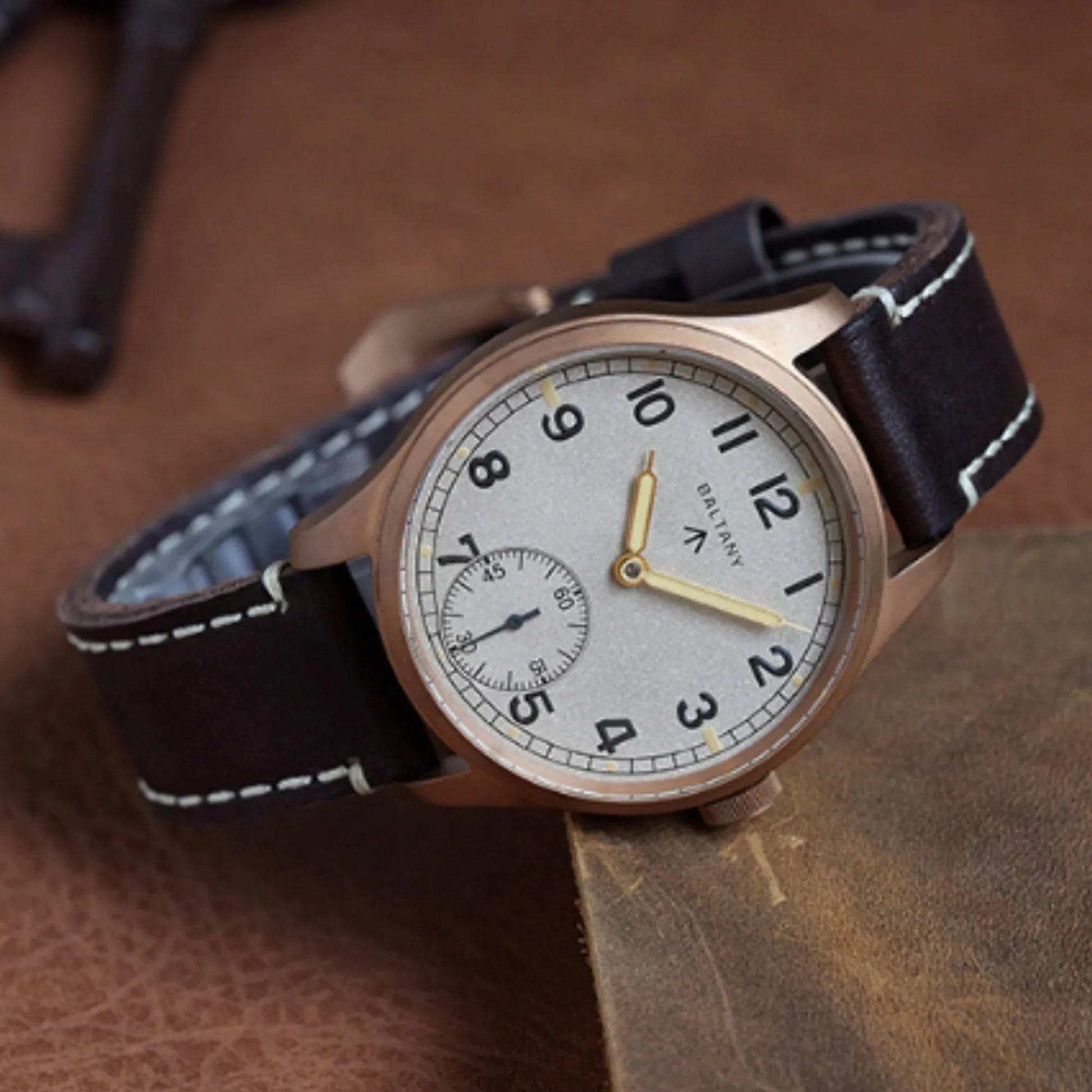 Baltany Bronze Manual Move Dirty Dozen Watches B2058 - DREAM WATCHES