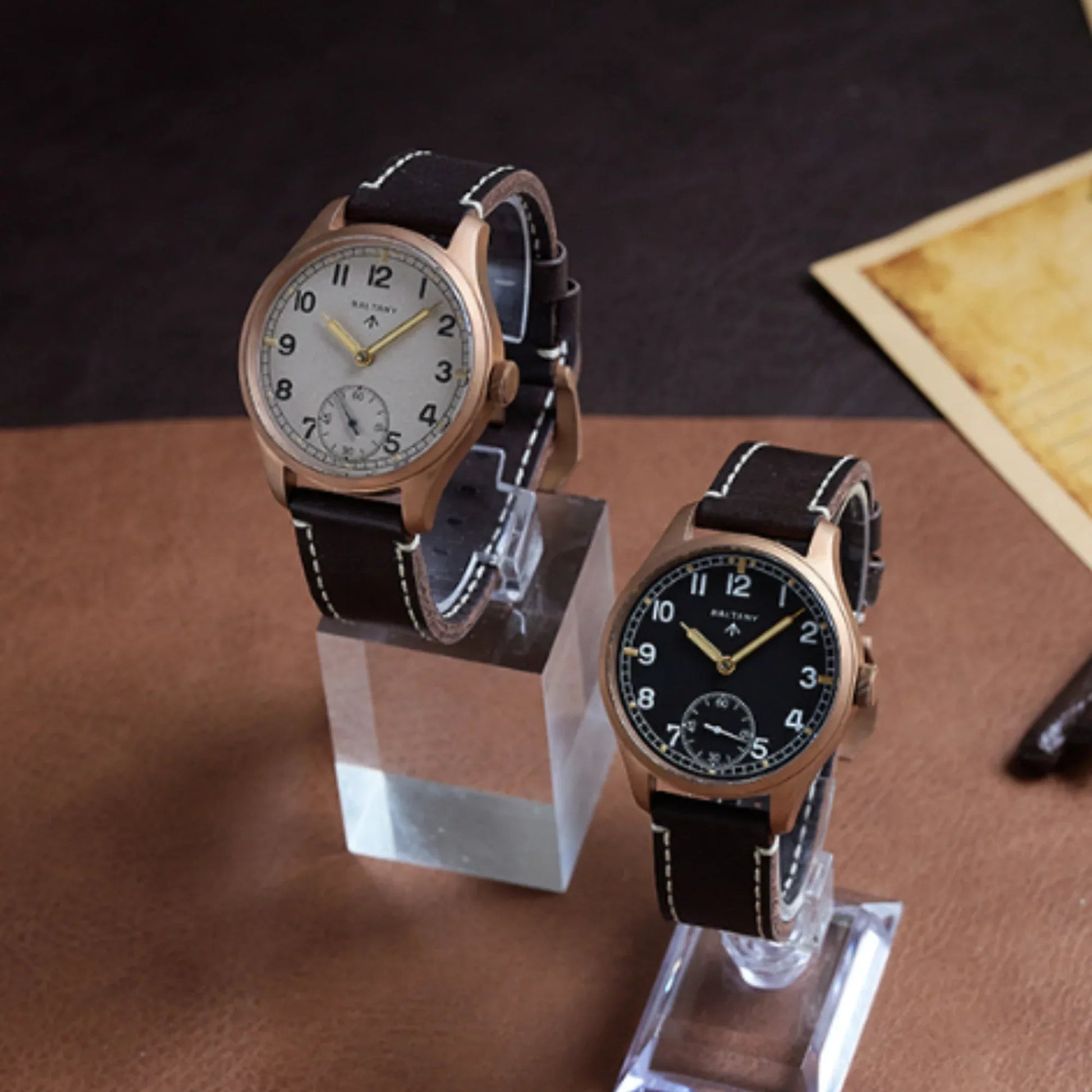 Baltany Bronze Manual Move Dirty Dozen Watches B2058 - DREAM WATCHES