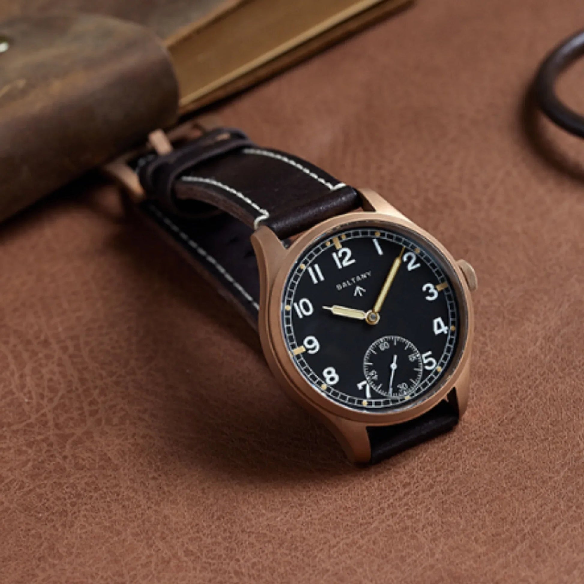 Baltany Bronze Manual Move Dirty Dozen Watches B2058 - DREAM WATCHES