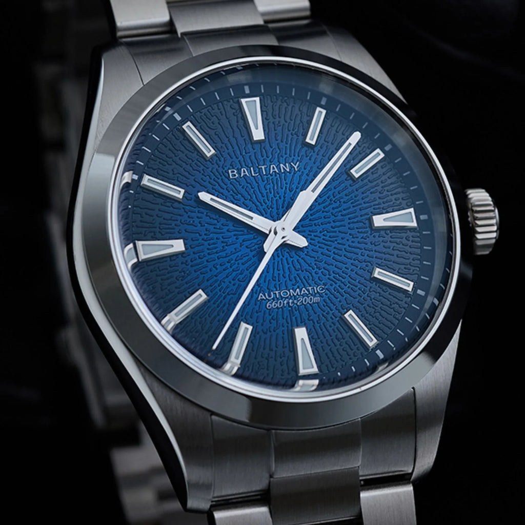 Baltany Design 3D Smoked Dial NH38 Automatic Sports Watch S4105 - DREAM WATCHES