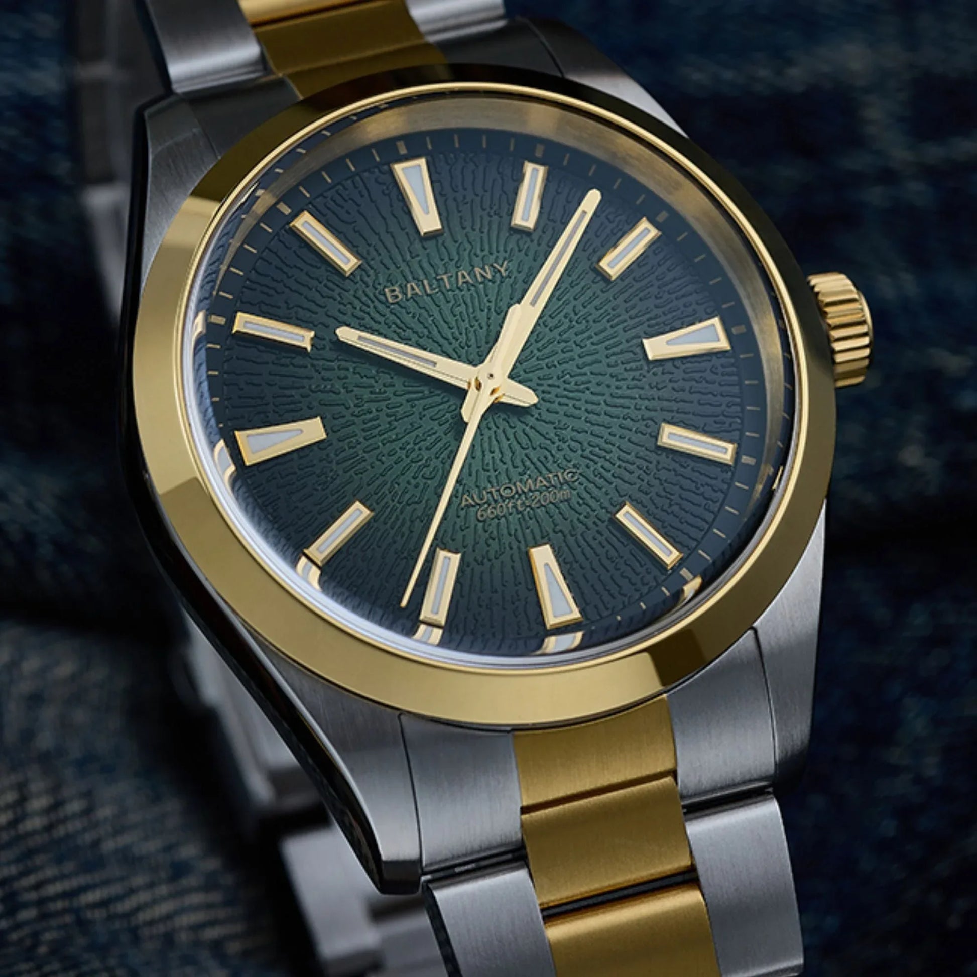 Baltany Design 3D Smoked Dial NH38 Automatic Sports Watch S4105 - DREAM WATCHES
