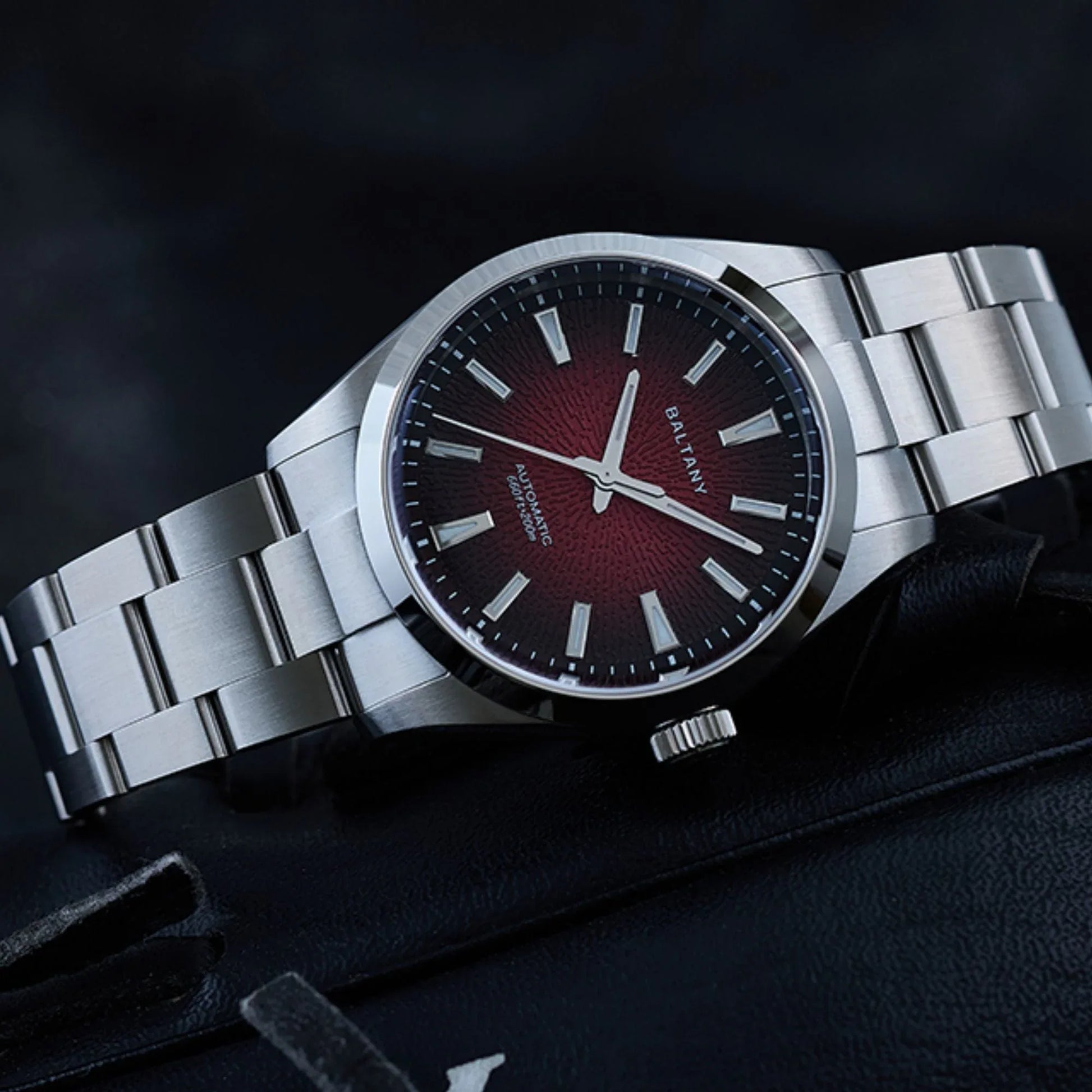 Baltany Design 3D Smoked Dial NH38 Automatic Sports Watch S4105 - DREAM WATCHES
