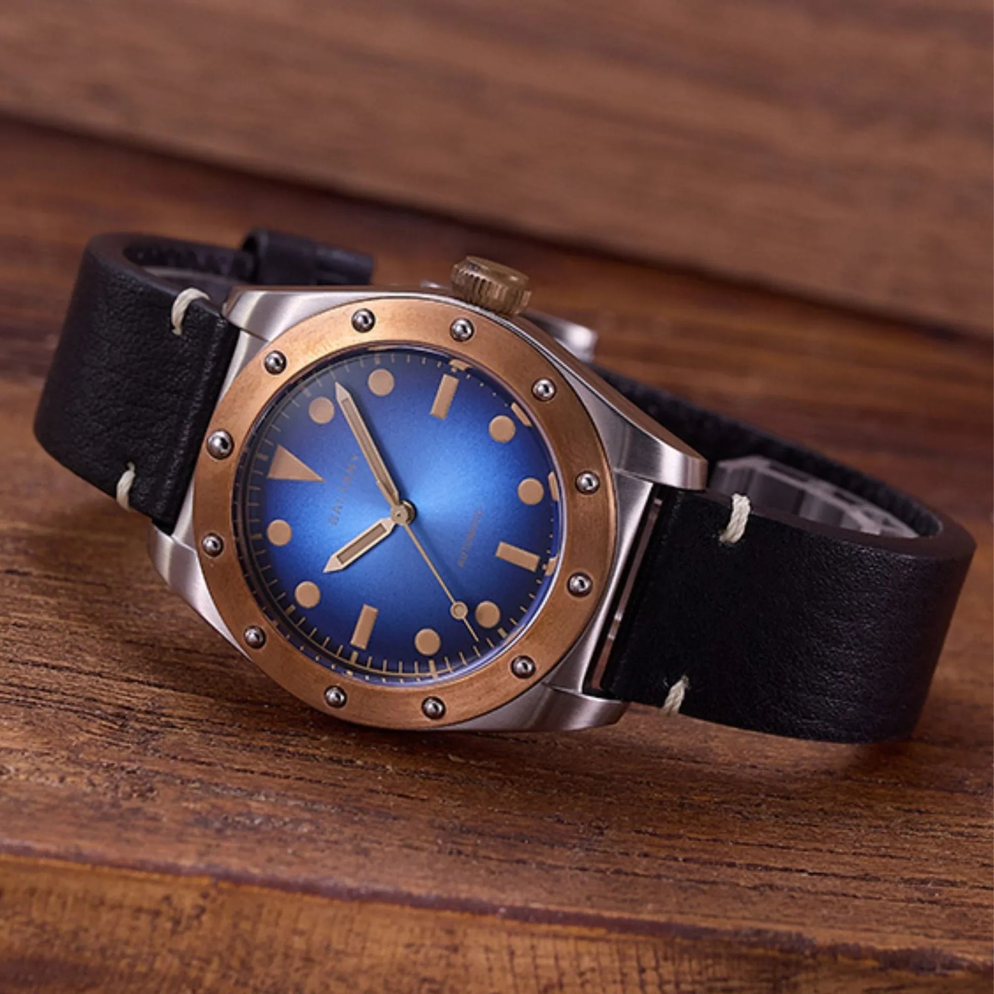 Baltany Design Bronze Bezel Vintage Watch B4030 - DREAM WATCHES