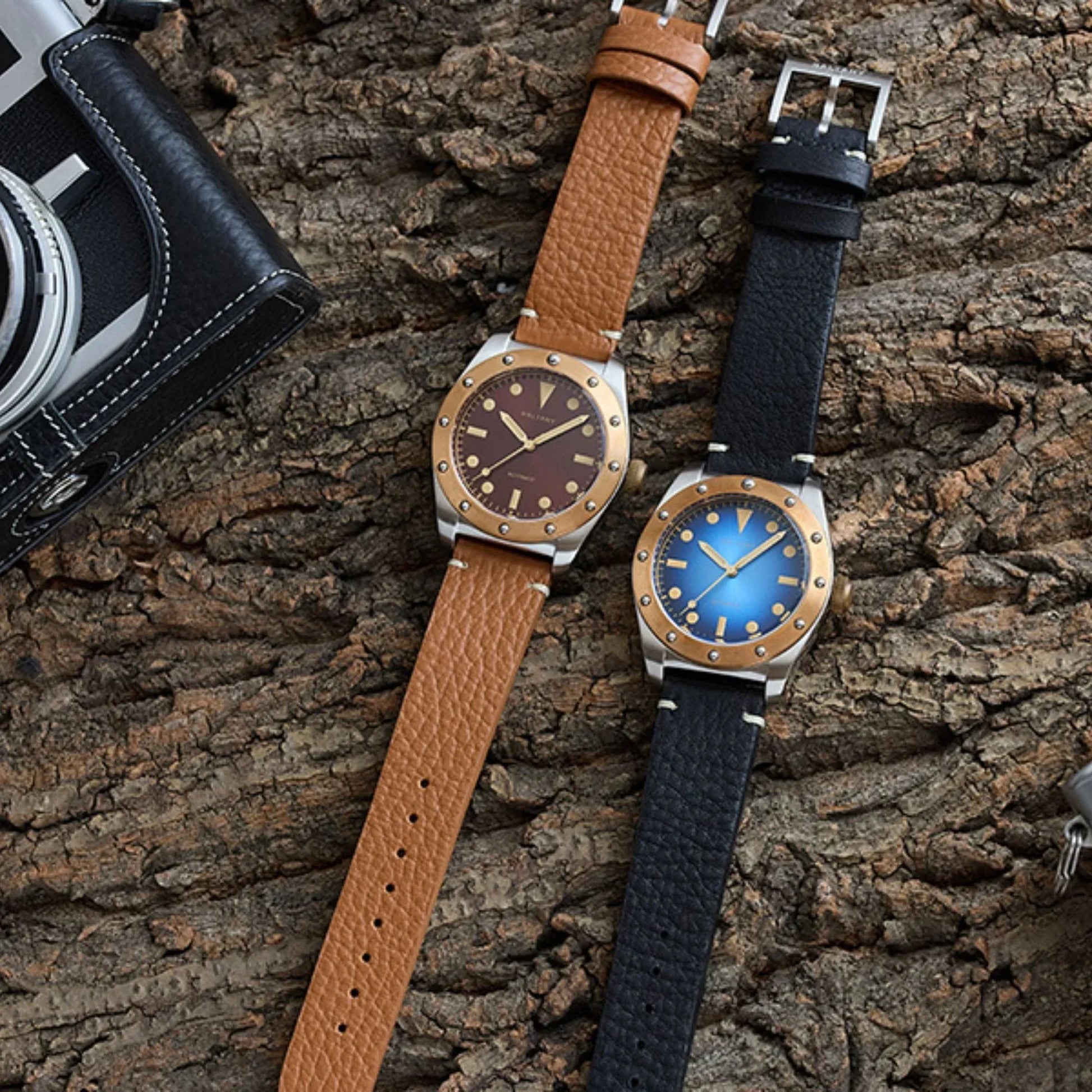 Baltany Design Bronze Bezel Vintage Watch B4030 - DREAM WATCHES
