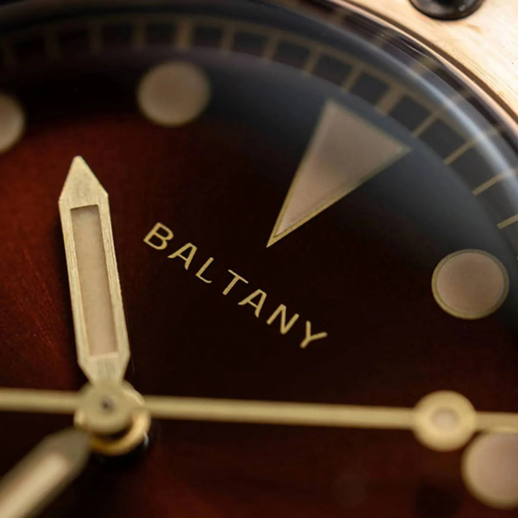Baltany Design Bronze Bezel Vintage Watch B4030 - DREAM WATCHES