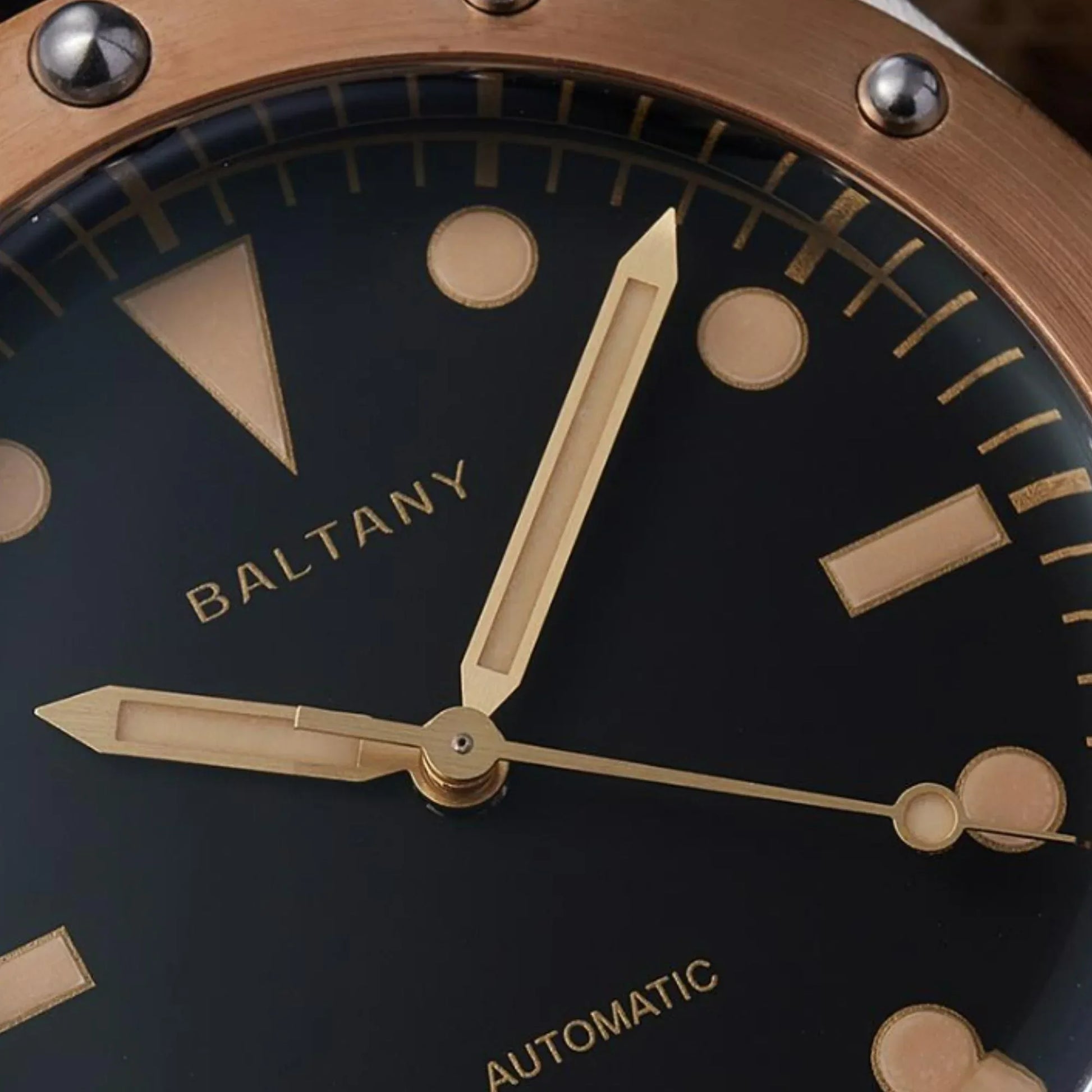 Baltany Design Bronze Bezel Vintage Watch B4030 - DREAM WATCHES