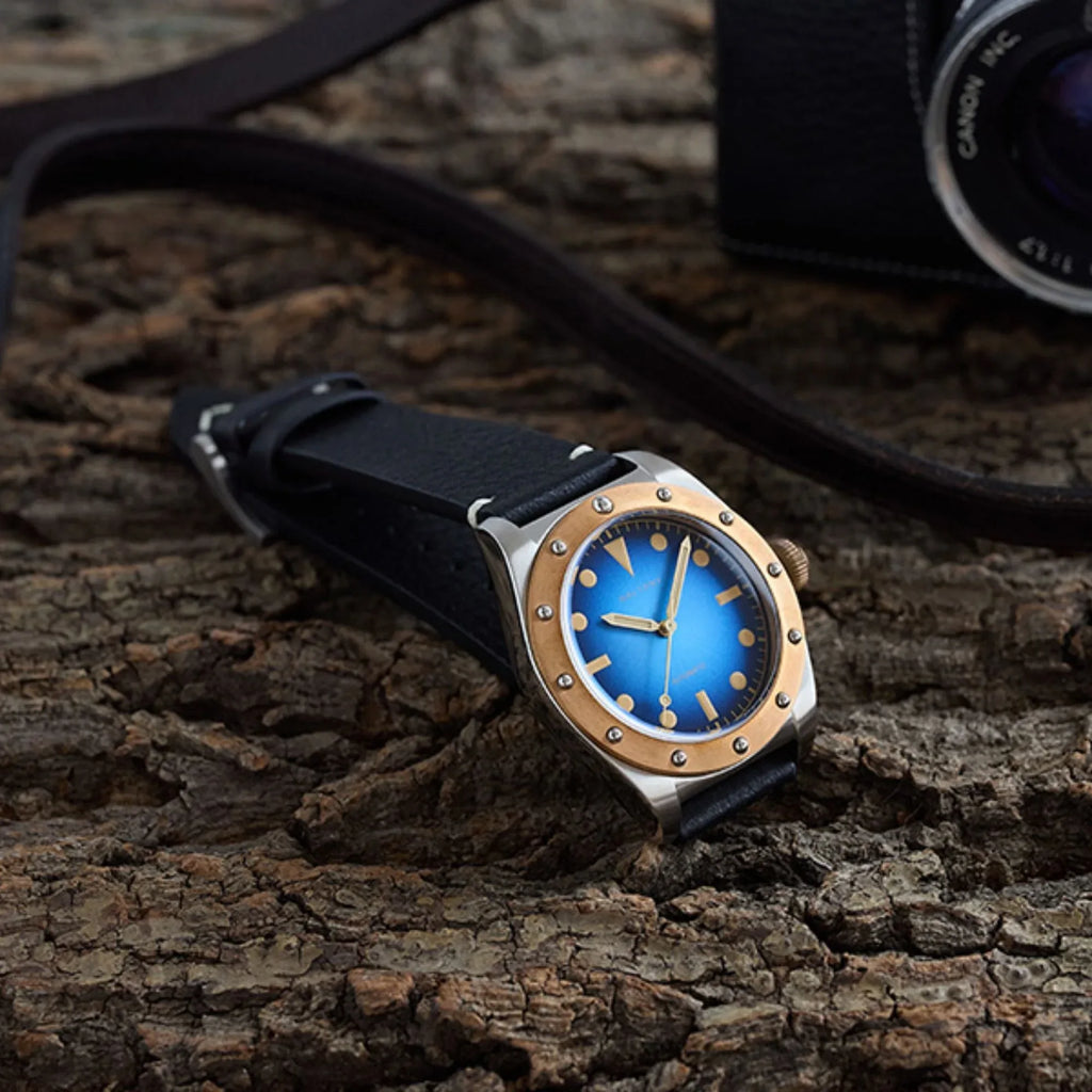 Baltany Design Bronze Bezel Vintage Watch B4030 - DREAM WATCHES