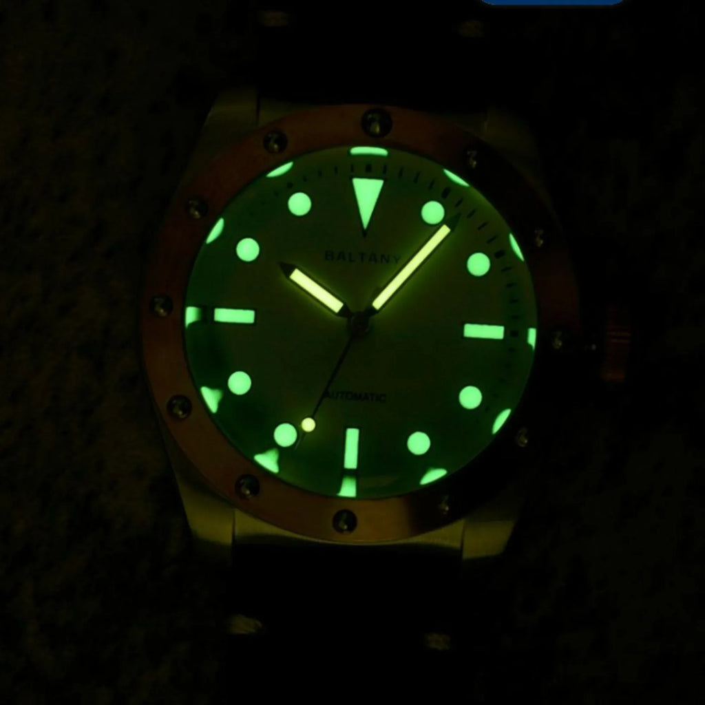 Baltany Design Bronze Bezel Vintage Watch B4030 - DREAM WATCHES