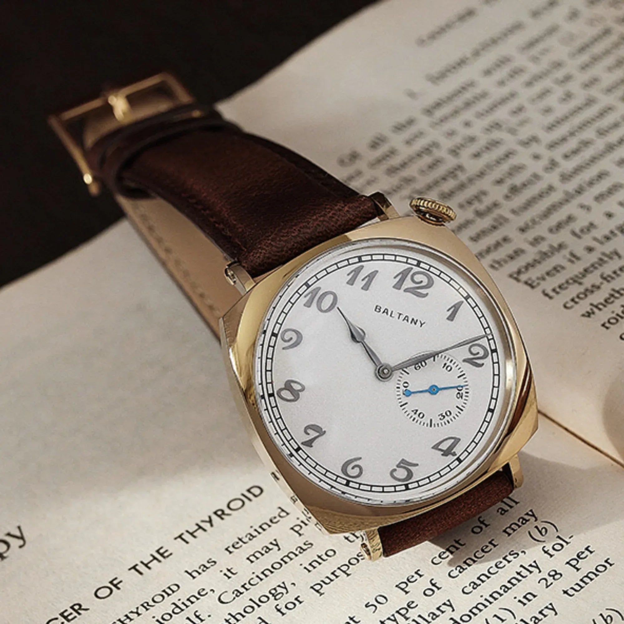 Baltany Golden 1921 Vintage Auto Dress Watches S4046G - DREAM WATCHES