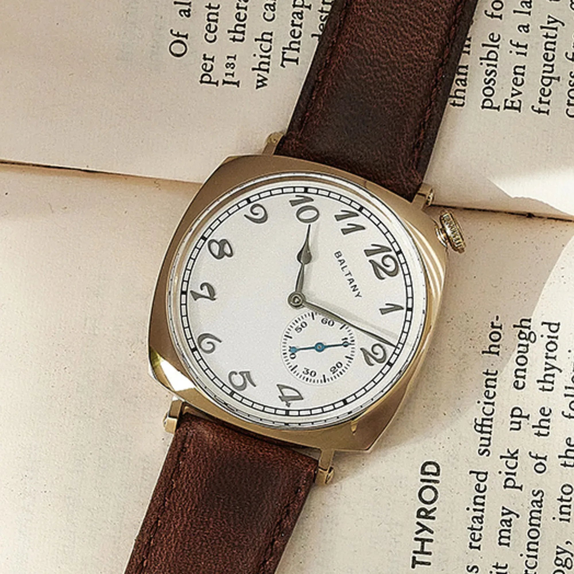 Baltany Golden 1921 Vintage Auto Dress Watches S4046G - DREAM WATCHES