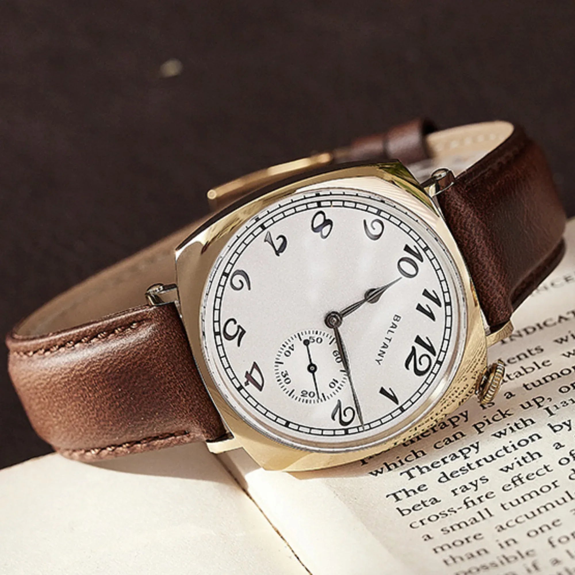 Baltany Golden 1921 Vintage Auto Dress Watches S4046G - DREAM WATCHES