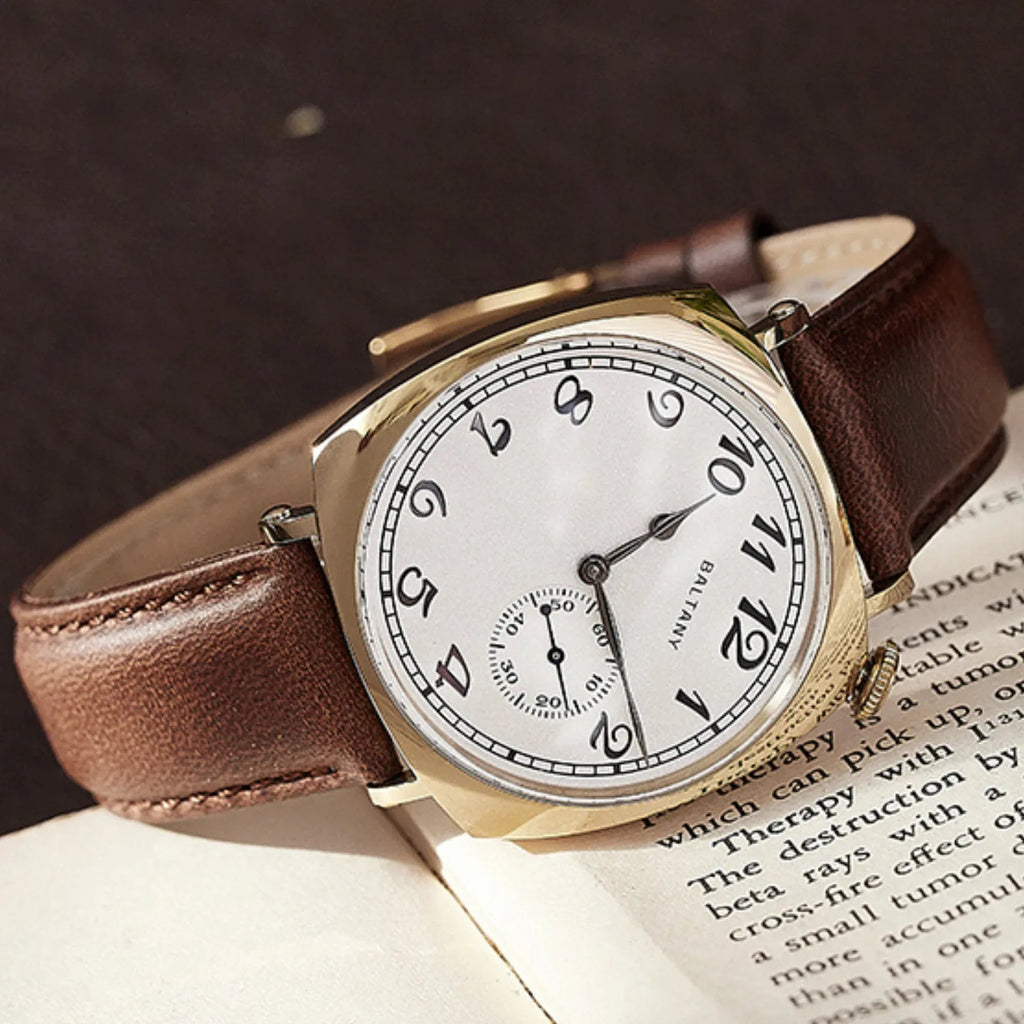 Baltany Golden 1921 Vintage Auto Dress Watches S4046G - DREAM WATCHES
