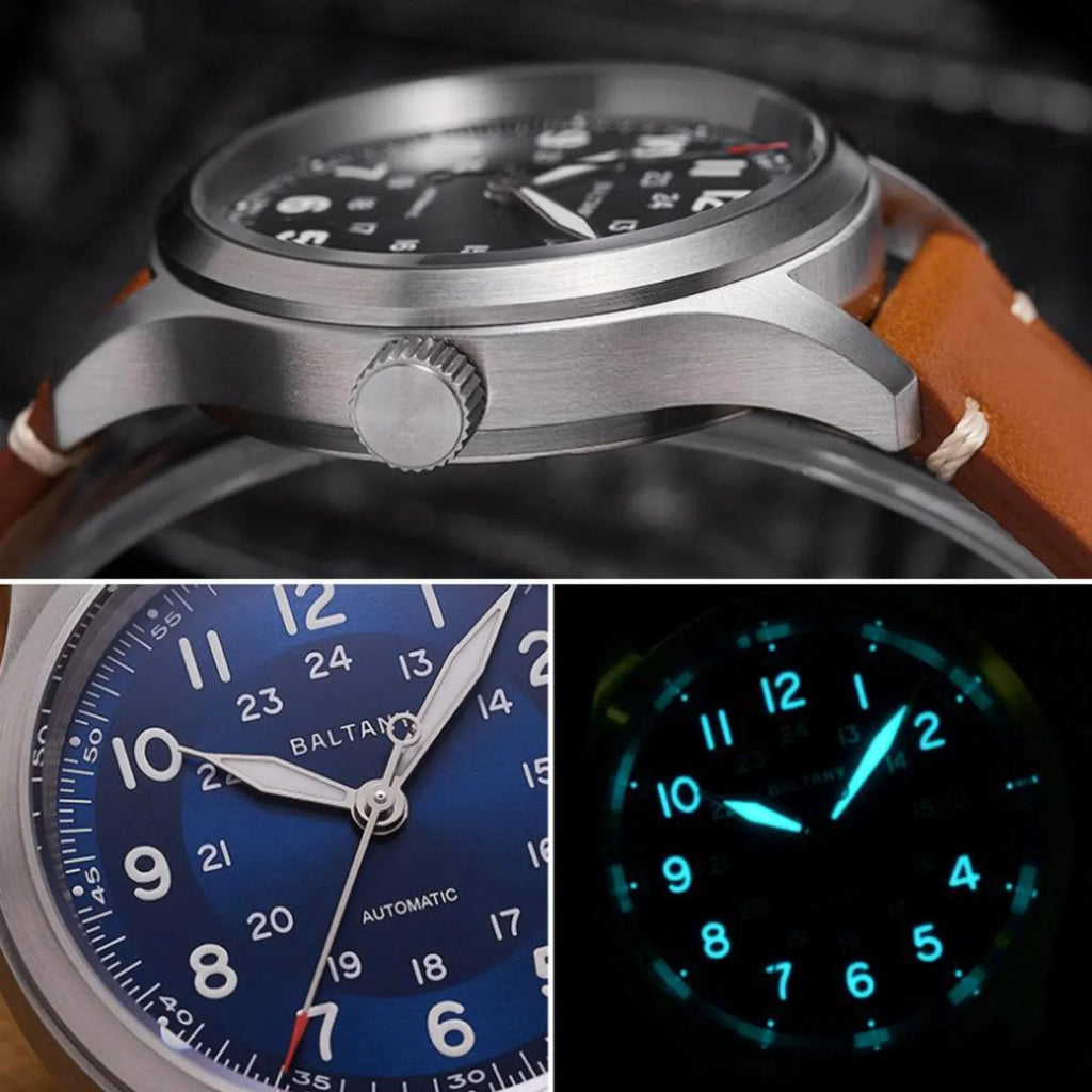 Baltany Military 24h Instructions Field Watch S2049 - Black Dial - DREAM WATCHES