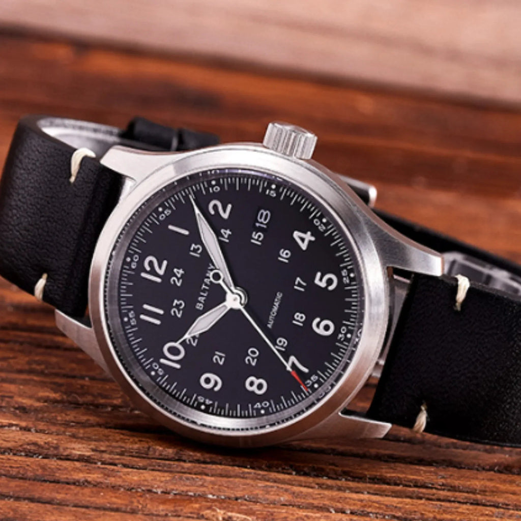 Baltany Military 24h Instructions Field Watch S2049 - Black Dial - DREAM WATCHES