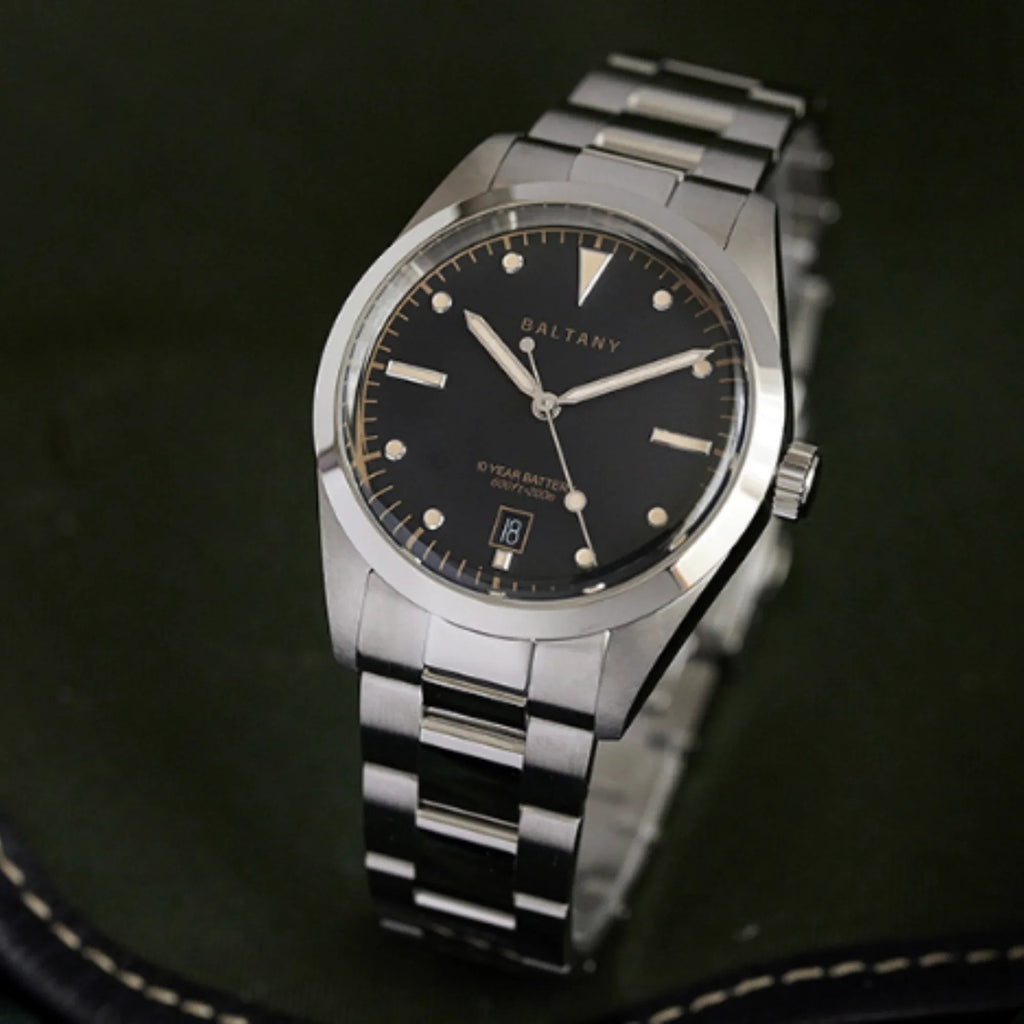 Baltany Quartz Explorer Homage Bracelet Watch S4041AB - Swiss movement - DREAM WATCHES