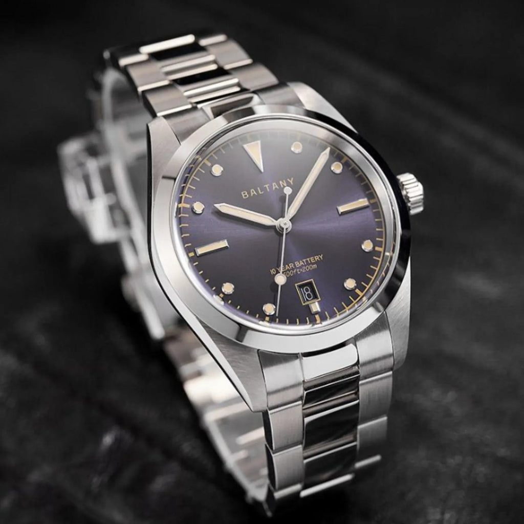 Baltany Quartz Explorer Homage Bracelet Watch S4041AB - Swiss Movement - DREAM WATCHES
