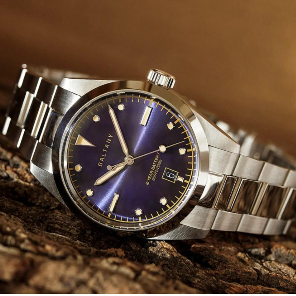 Baltany Quartz Explorer Homage Bracelet Watch S4041AB - Swiss Movement - DREAM WATCHES